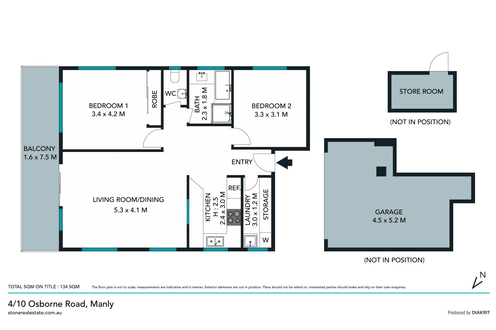 Sunlit harbourside pad brimming with potential