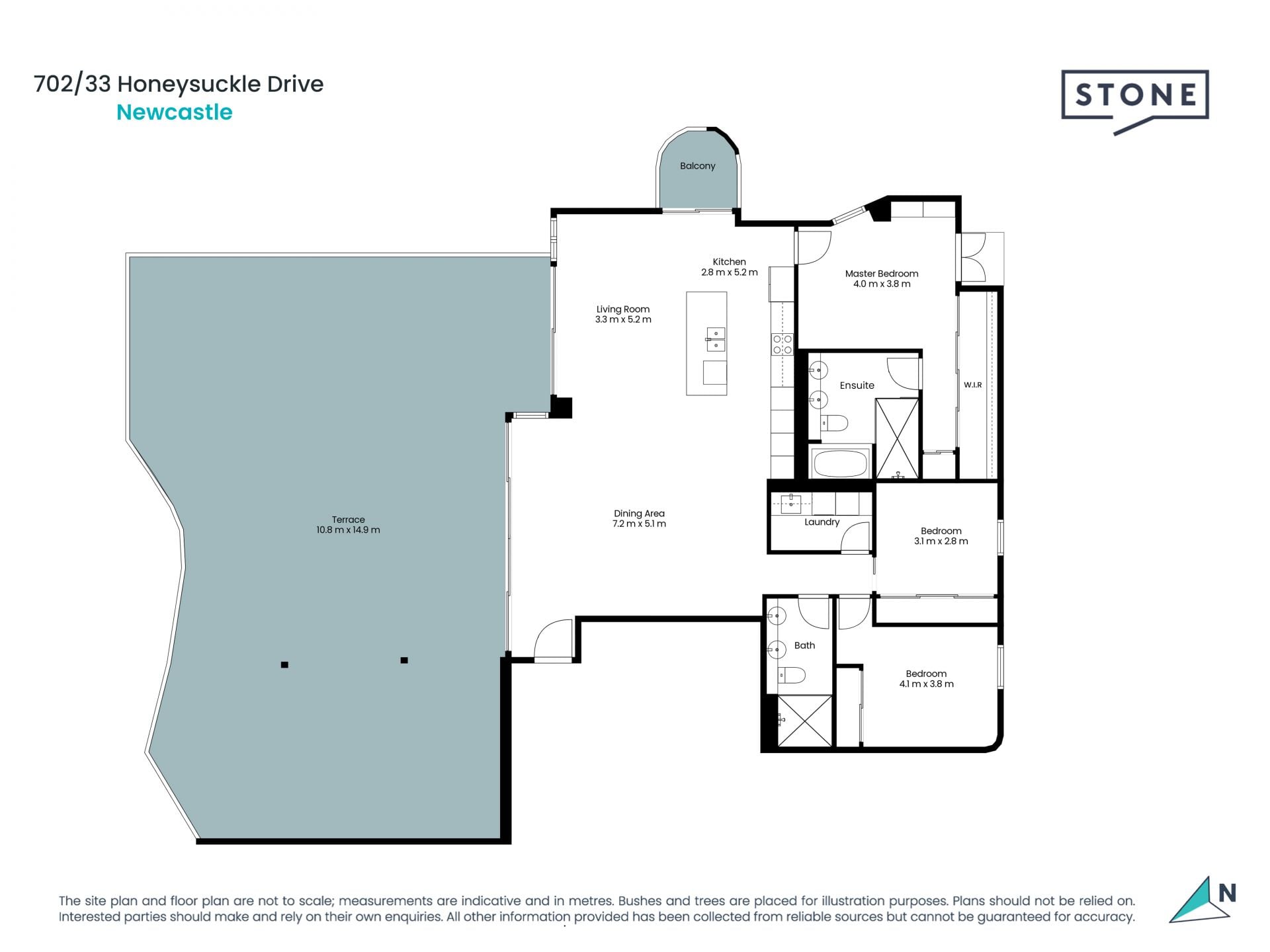 Top floor penthouse apartment