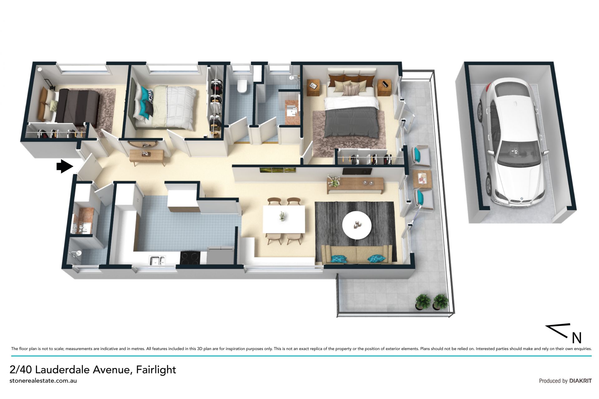 Stunning Fairlight apartment in exclusive boutique block