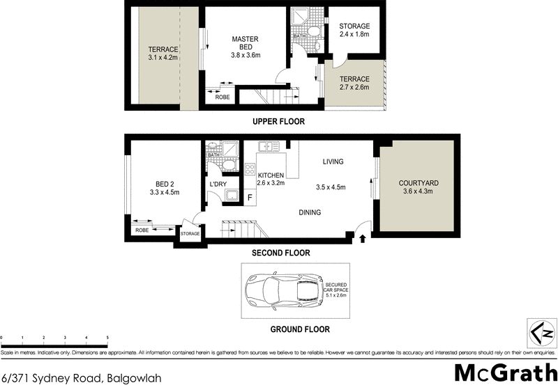 Split level apartment of space and convenience