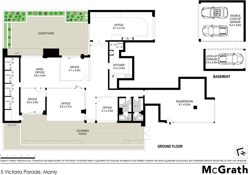 Commercial office space in prime central address
