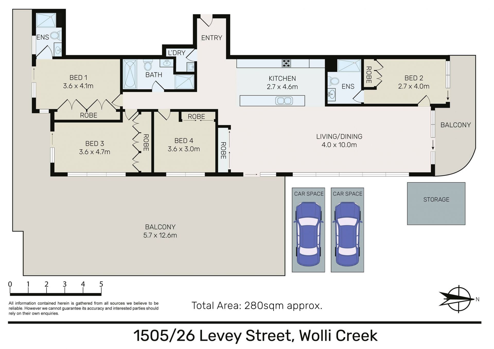 Best Four Bedroom Penthouse Apartment in Wolli Creek for Sale