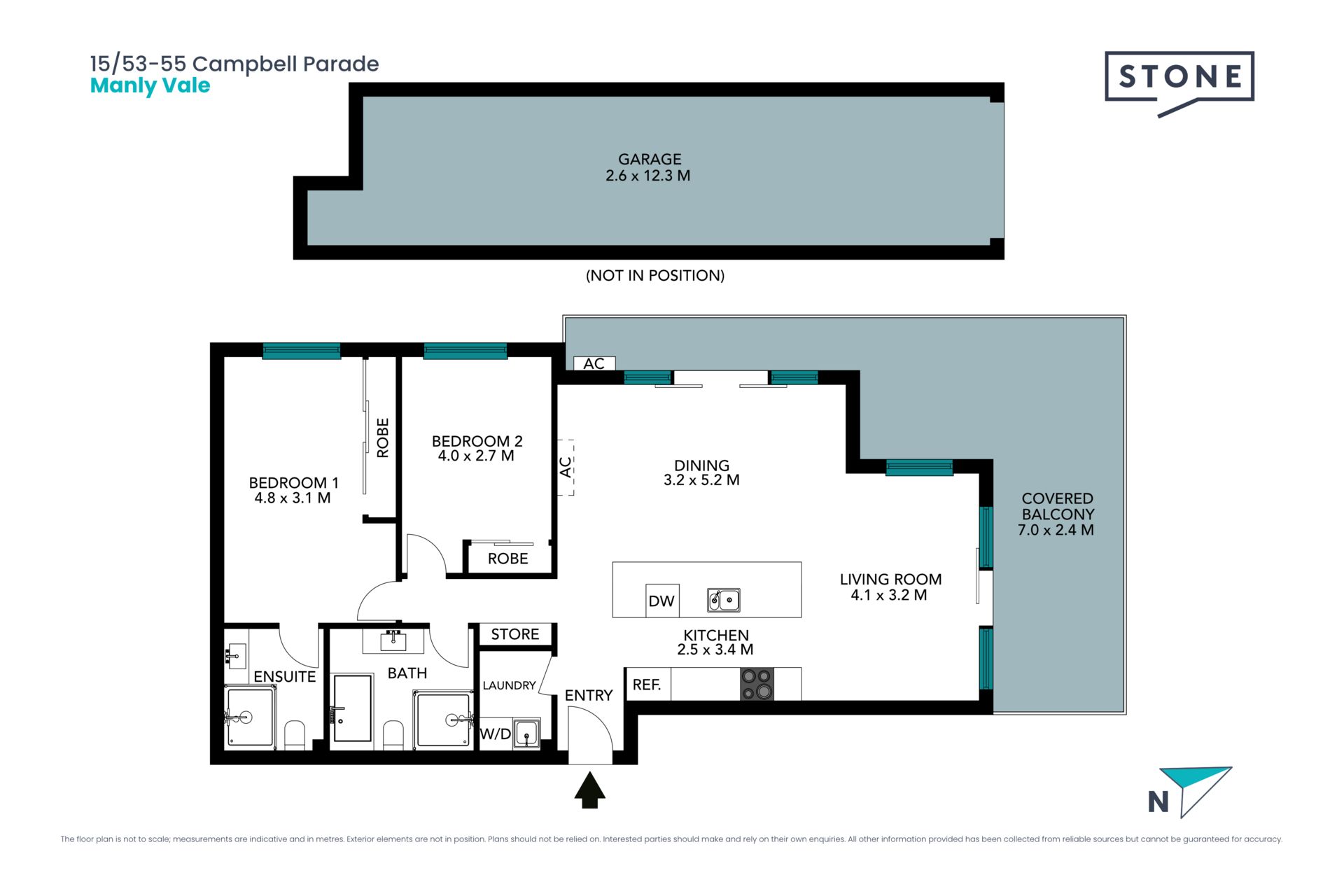 Bright and spacious north-facing lifestyle apartment
