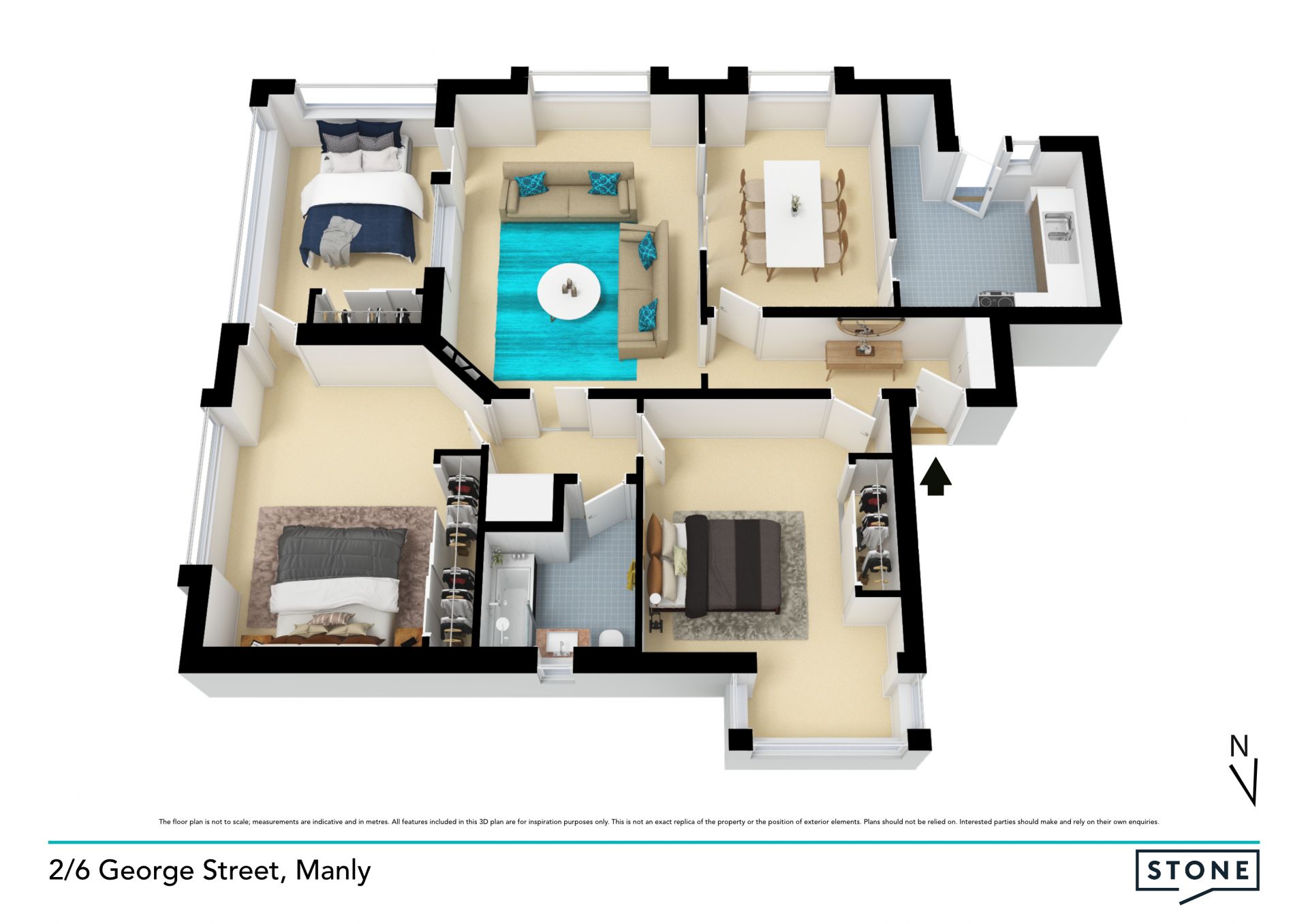 Pristine apartment in premier harbourside pocket