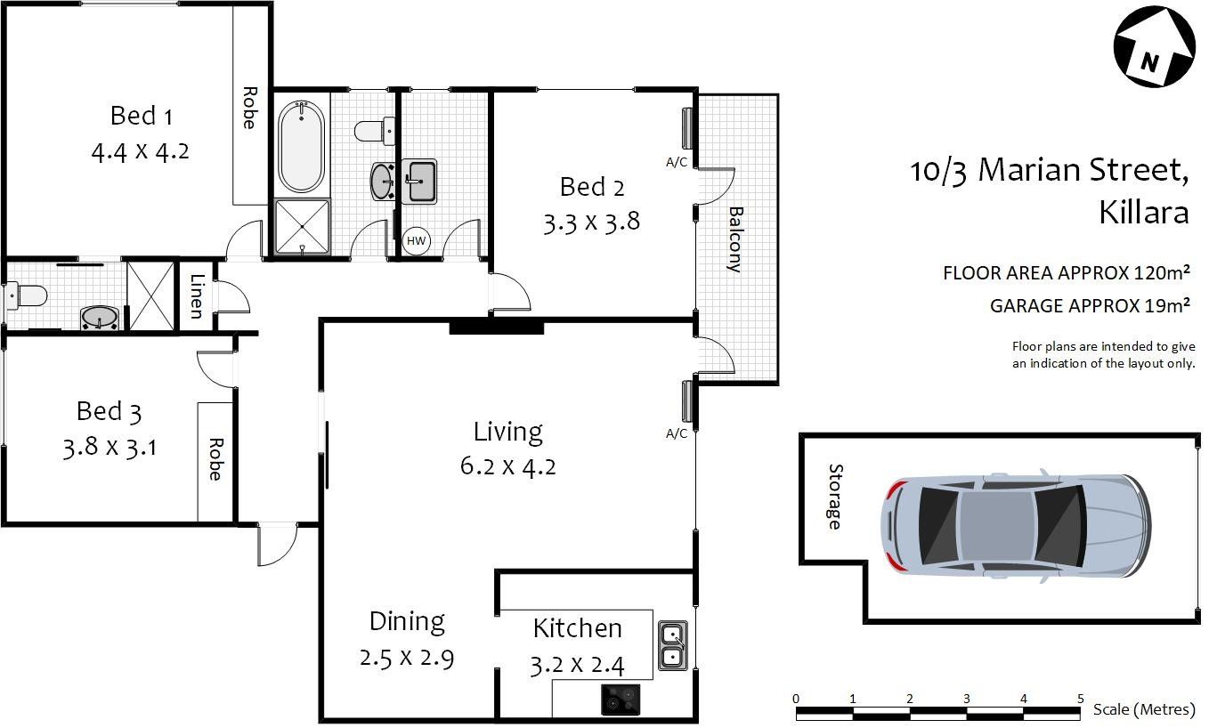 Updated Three bedroom apartment nestled in the leafy suburb of Killara!