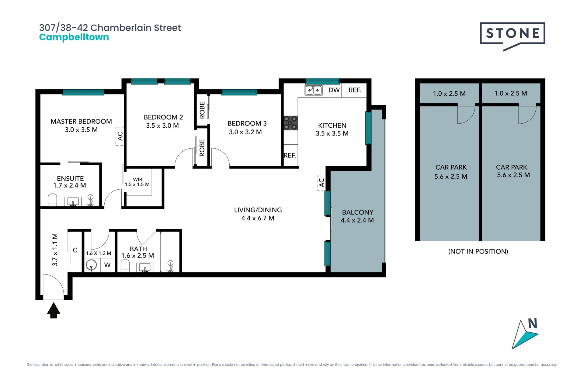 Third floor three bedroom apartment