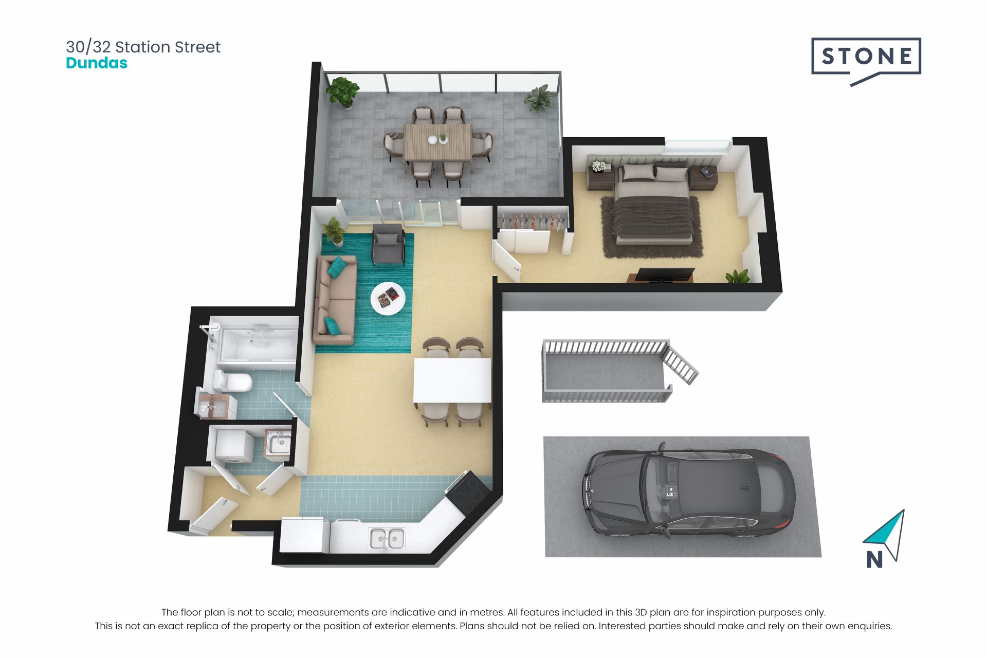 Modern 1 bedroom in a convenient location
