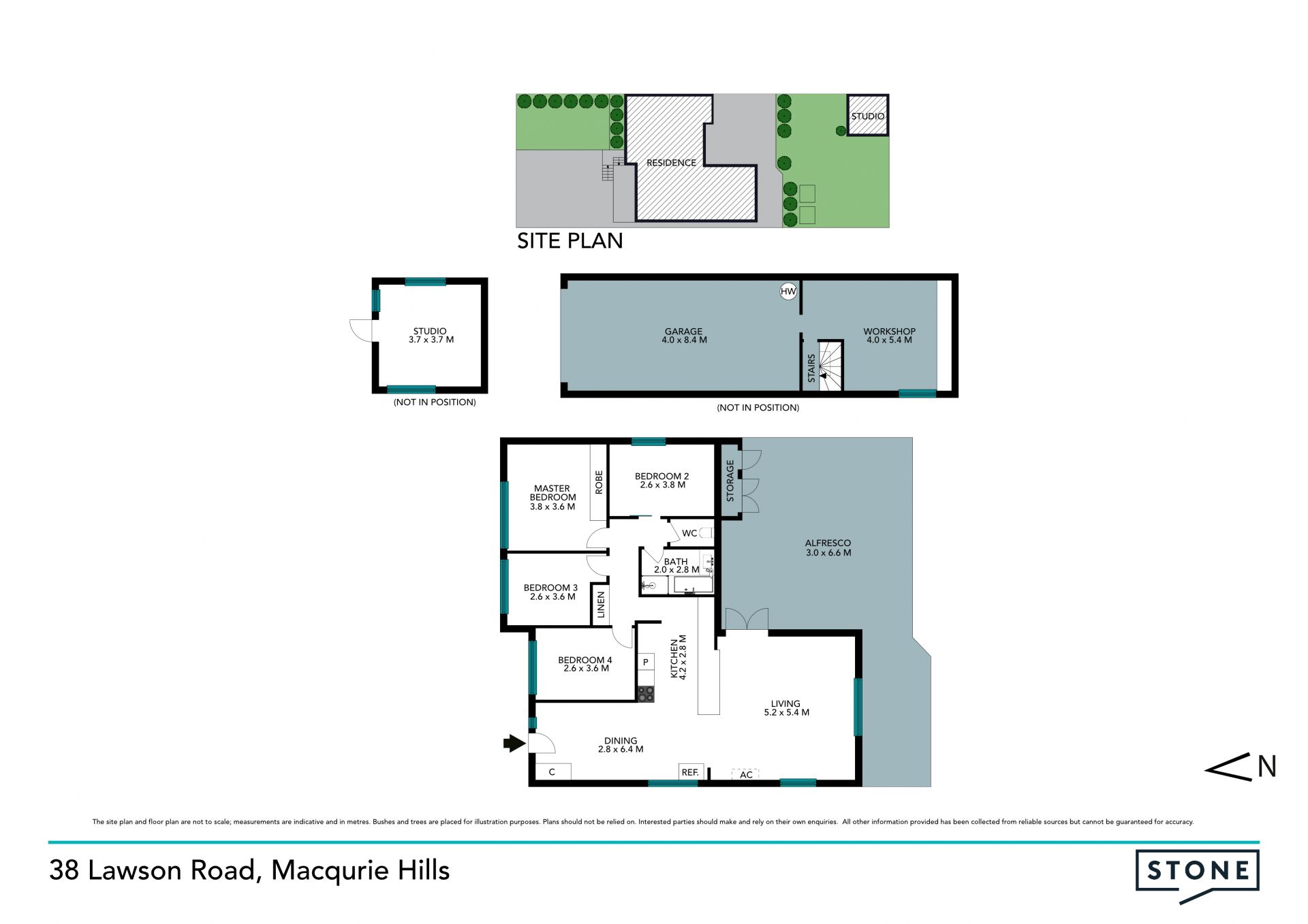 A renovated entertainer with studio