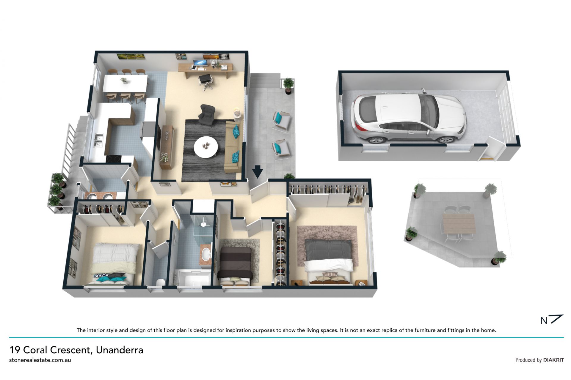Level home with broad appeal