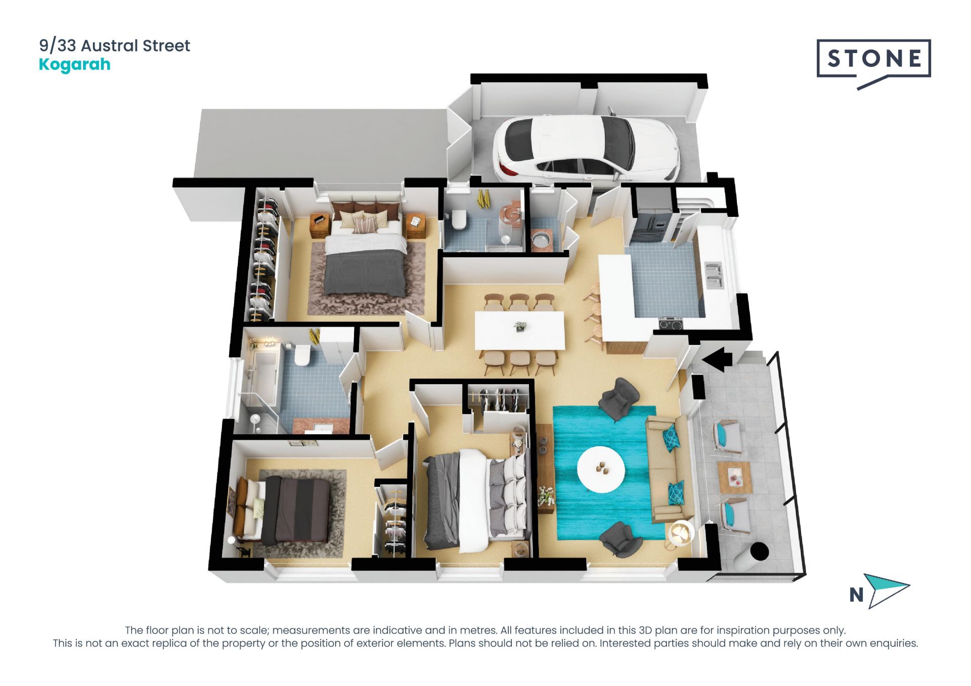 Front villa with lifestyle convenience