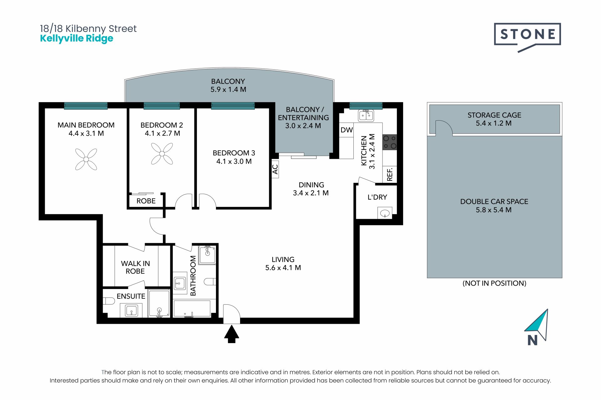 Immaculate North-Facing Top Floor Apartment