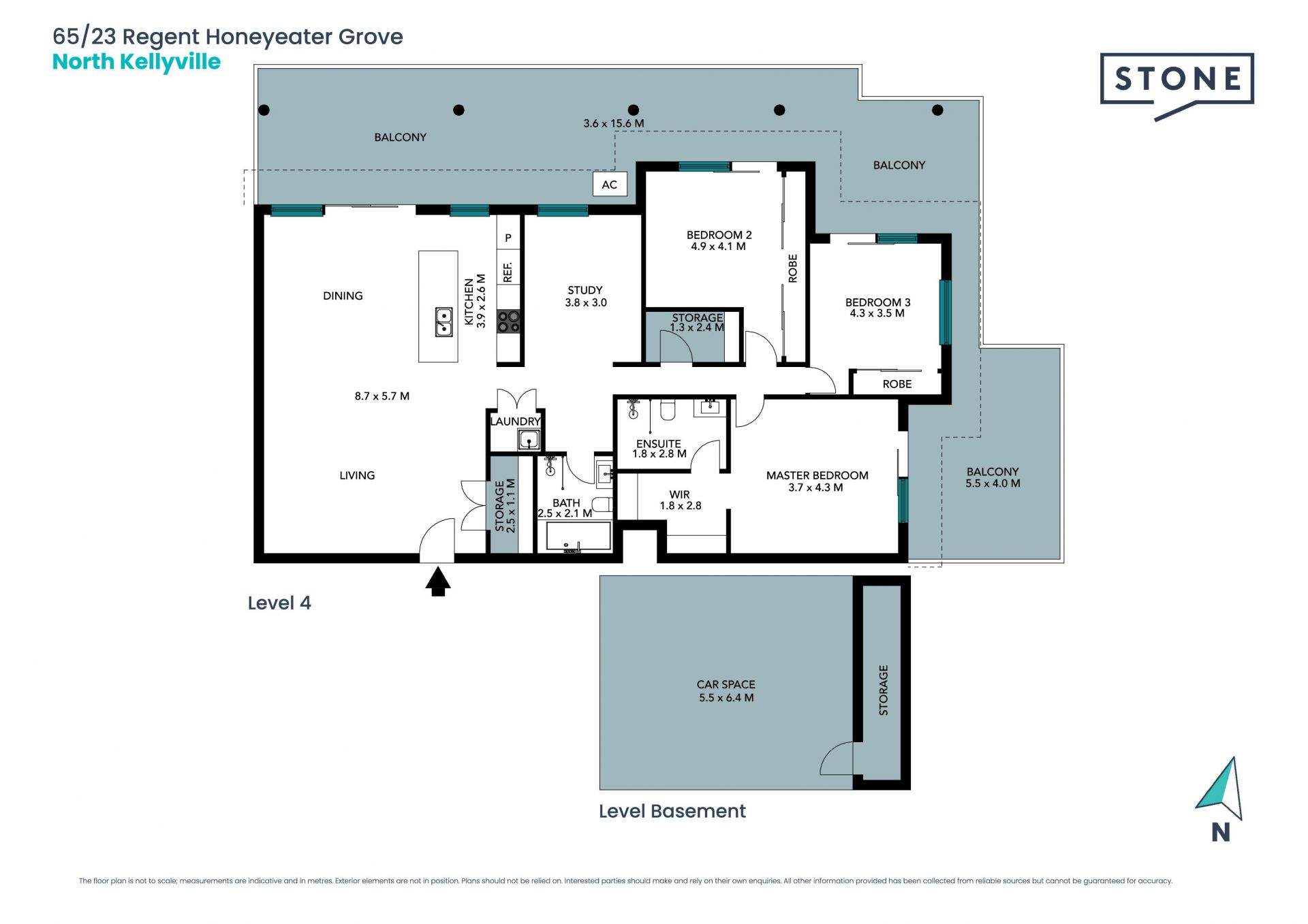 Spacious penthouse in sought-after complex with pool