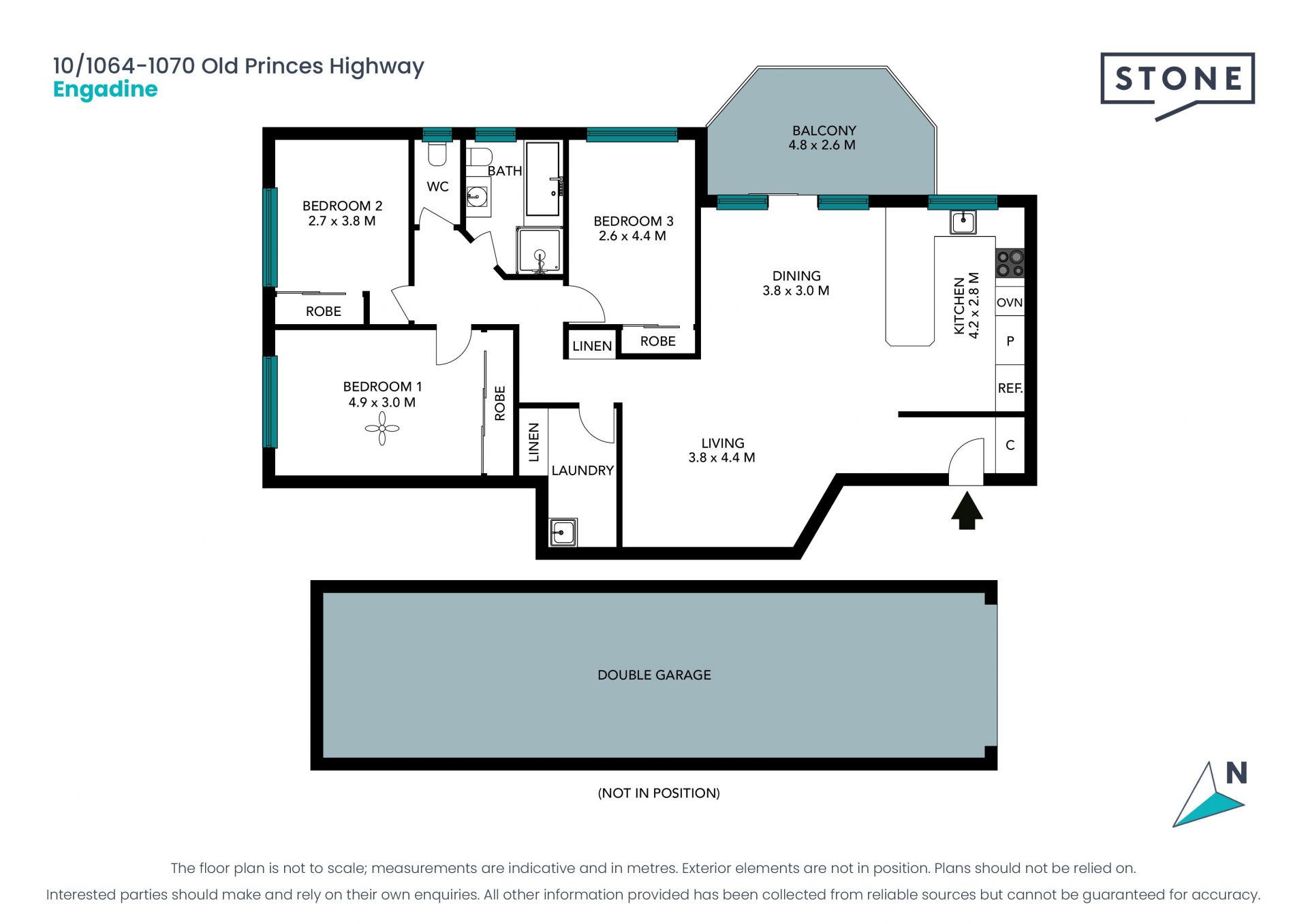 Spacious apartment with modern versatility