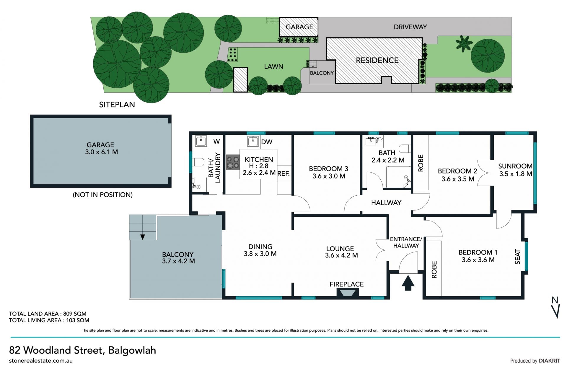 Pristine bungalow set on near level lawn with views