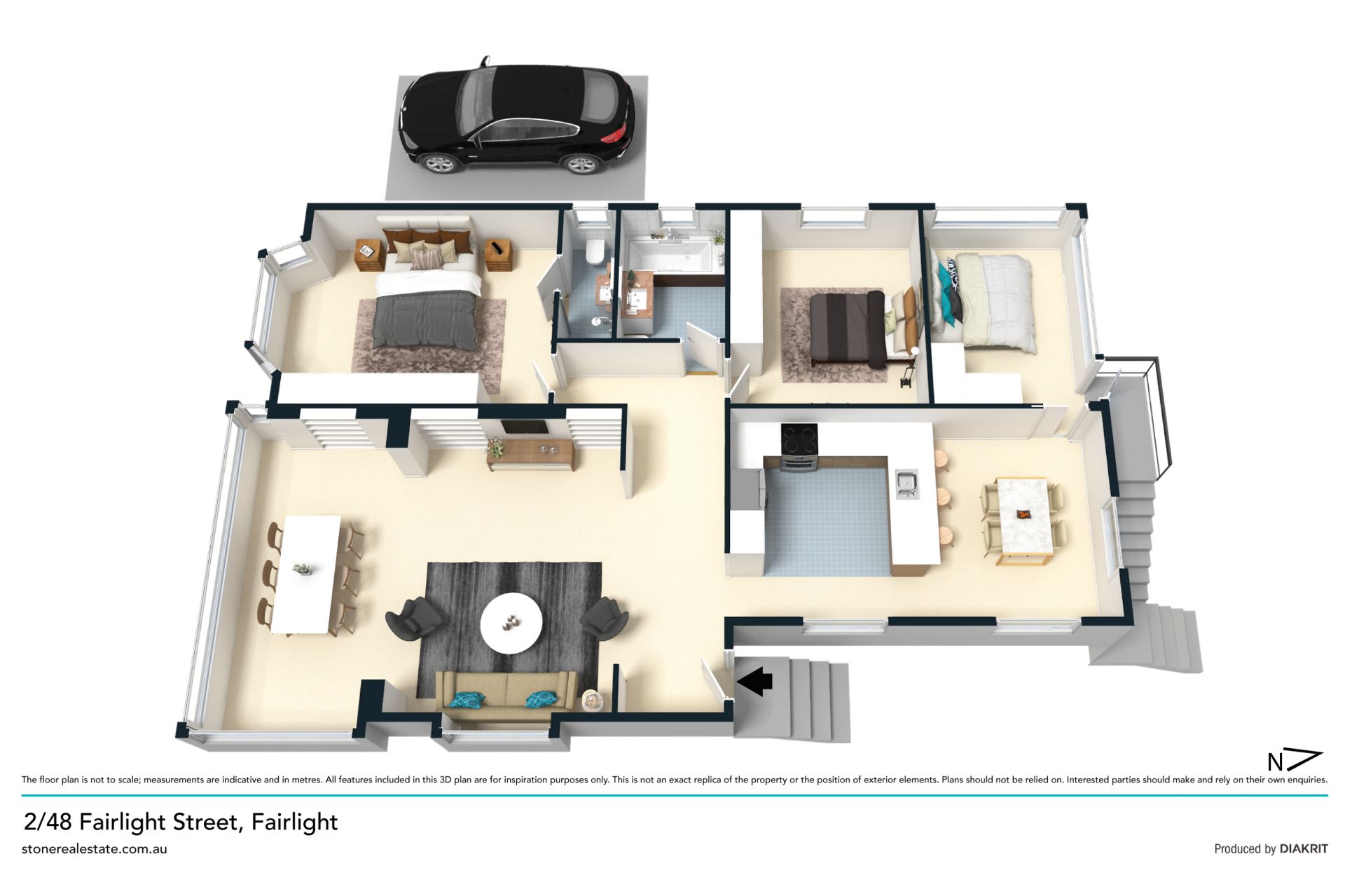 Absolute premium upper duplex with harbour views