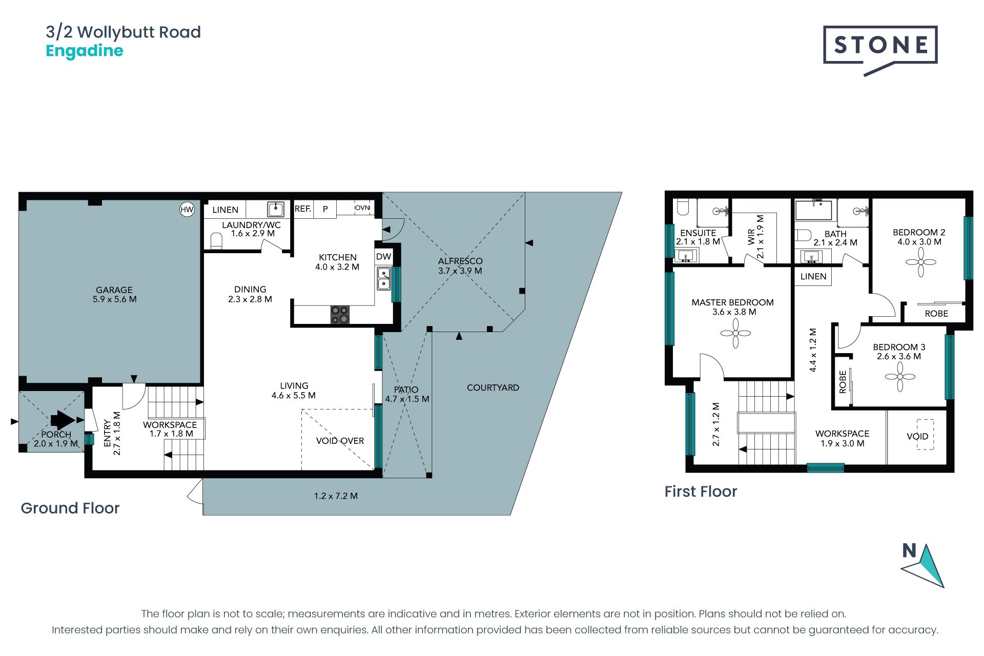Modern and fresh family sized townhouse