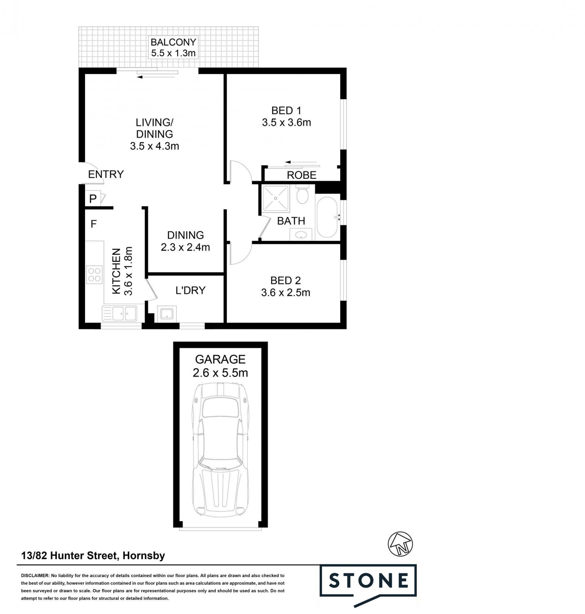 Low maintenance two-bedroom unit in an ultra-convenient location