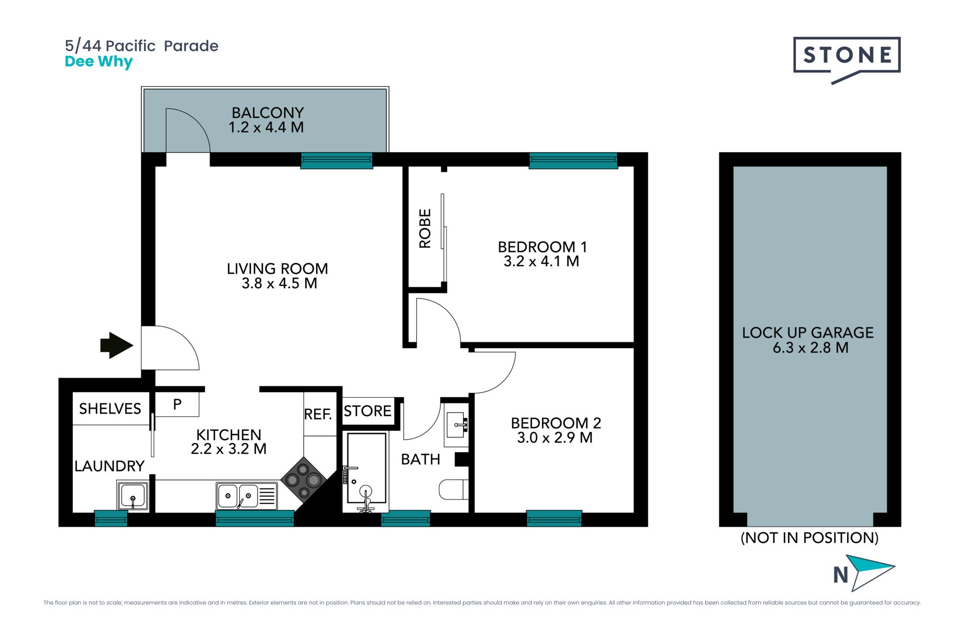 Bright & sunny 2-bedroom apartment