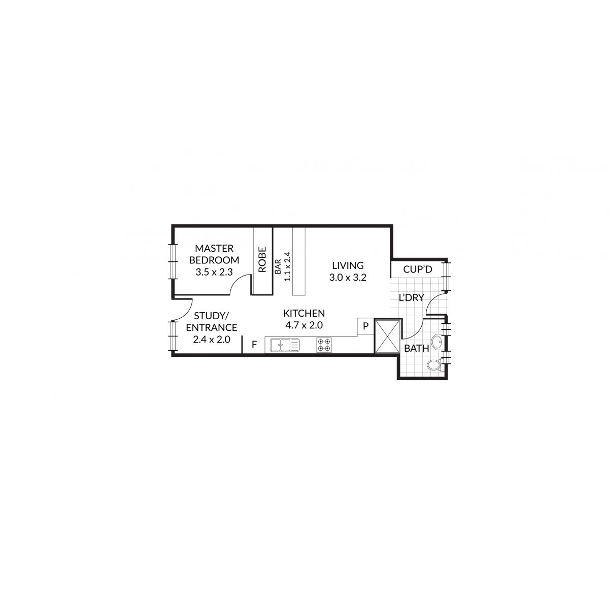 Immaculate one bedroom apartment