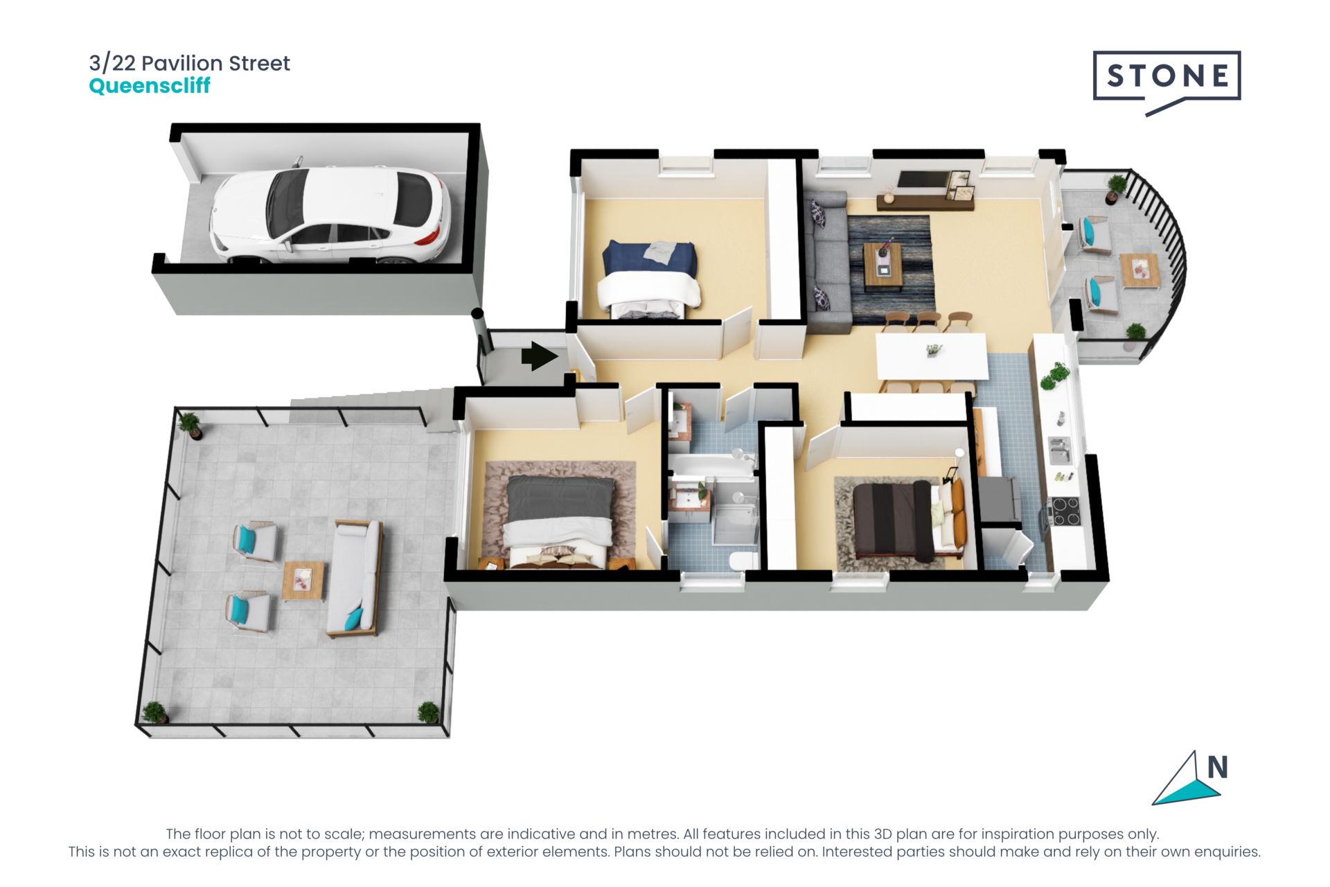Penthouse-like triplex with awe-inspiring views *3 Month Lease Only*