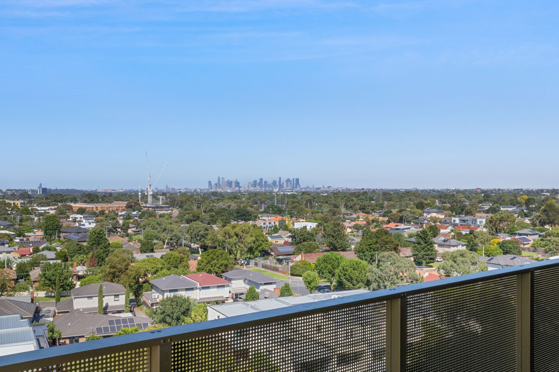 Modern Apartment with City Skyline Views