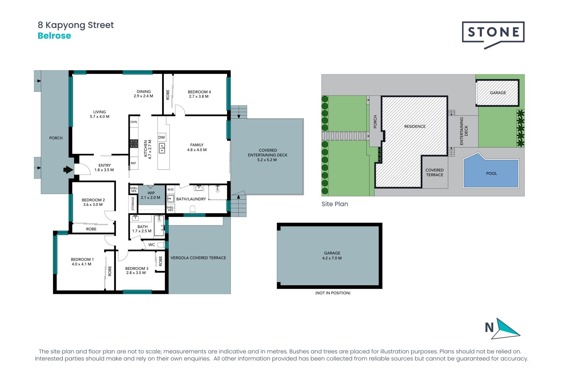 Polished and practical family home with north-facing backyard
