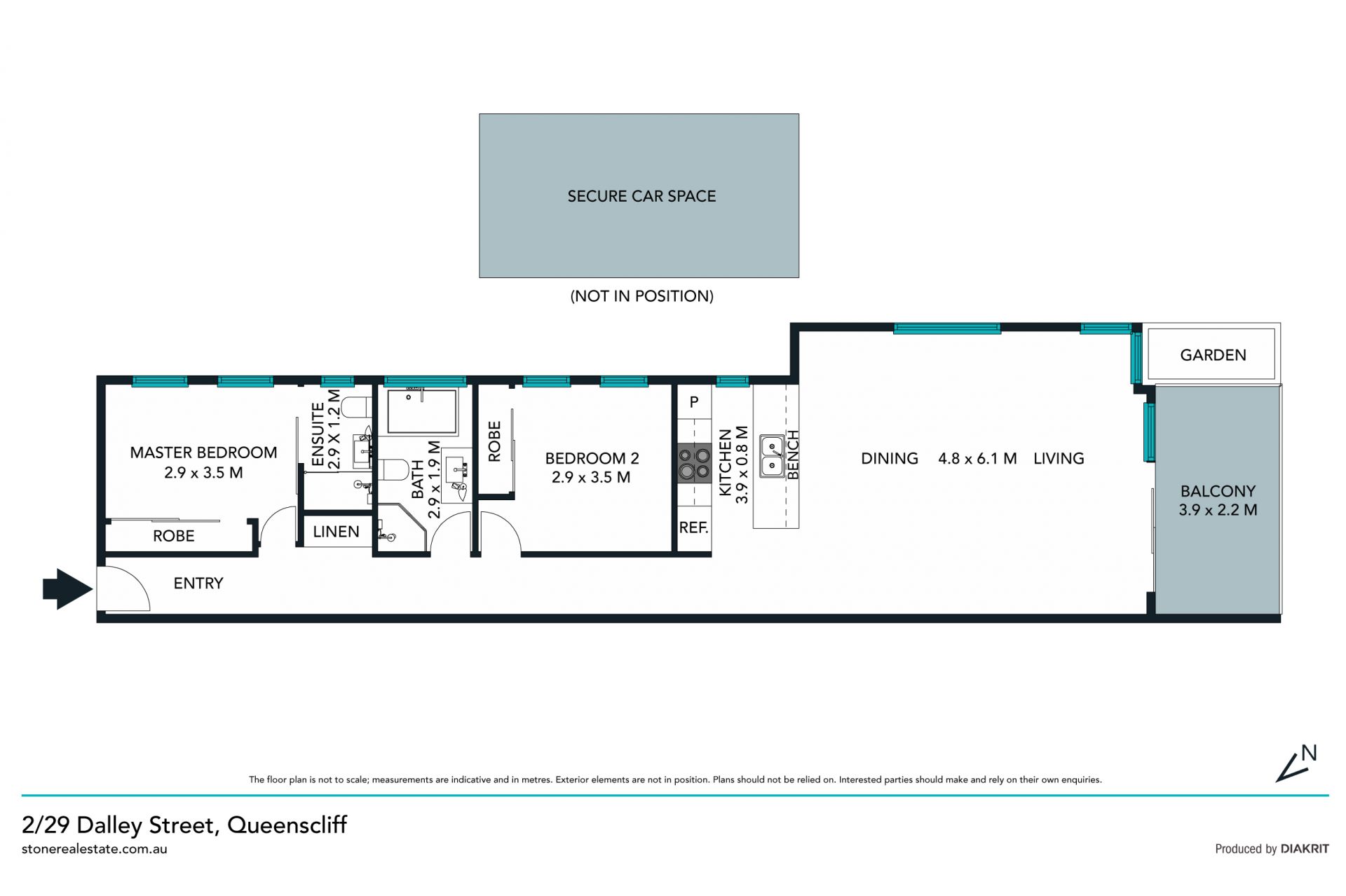 Sleek entertainer or downsizer in a prime location