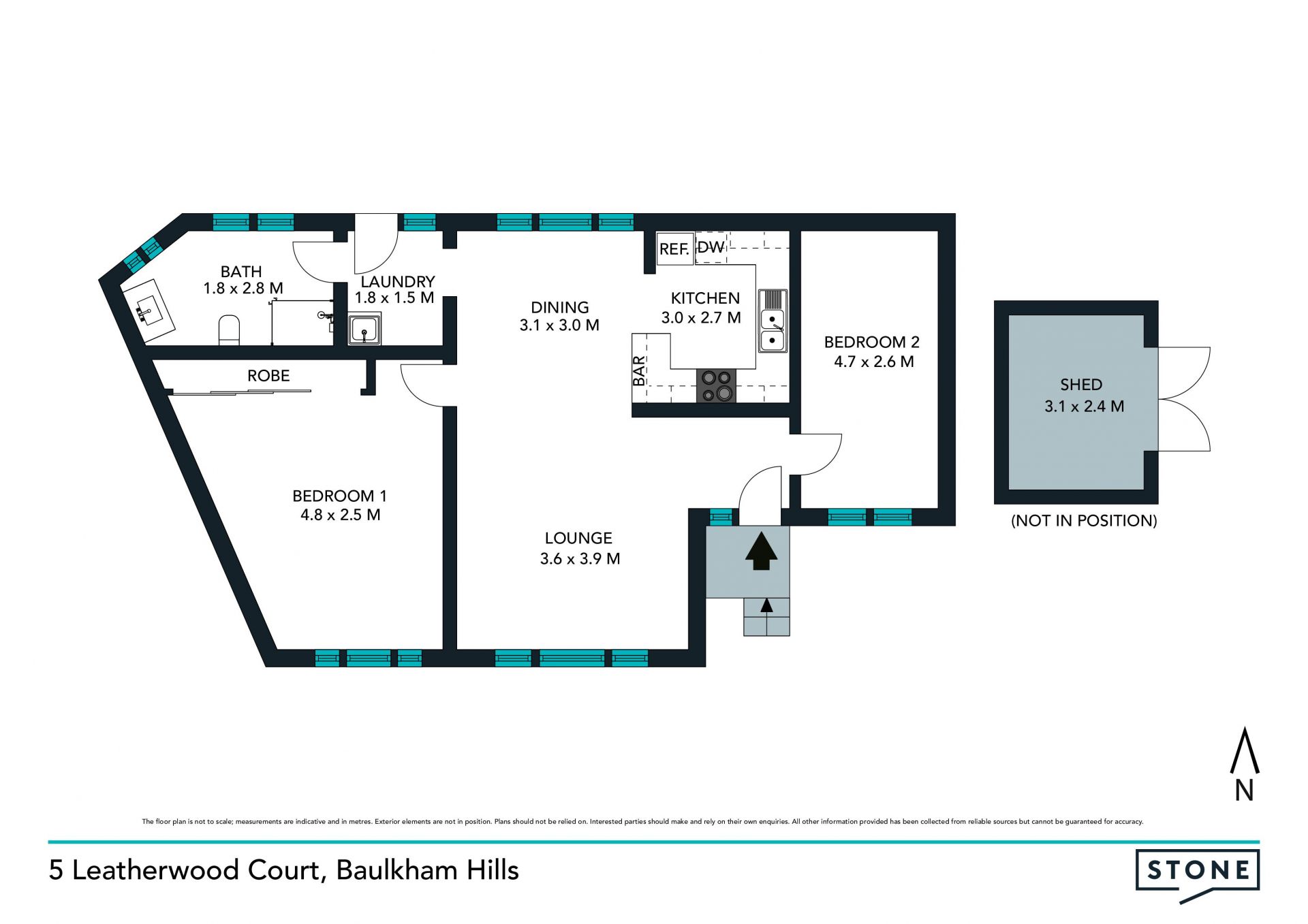 Torrens title single level duplex