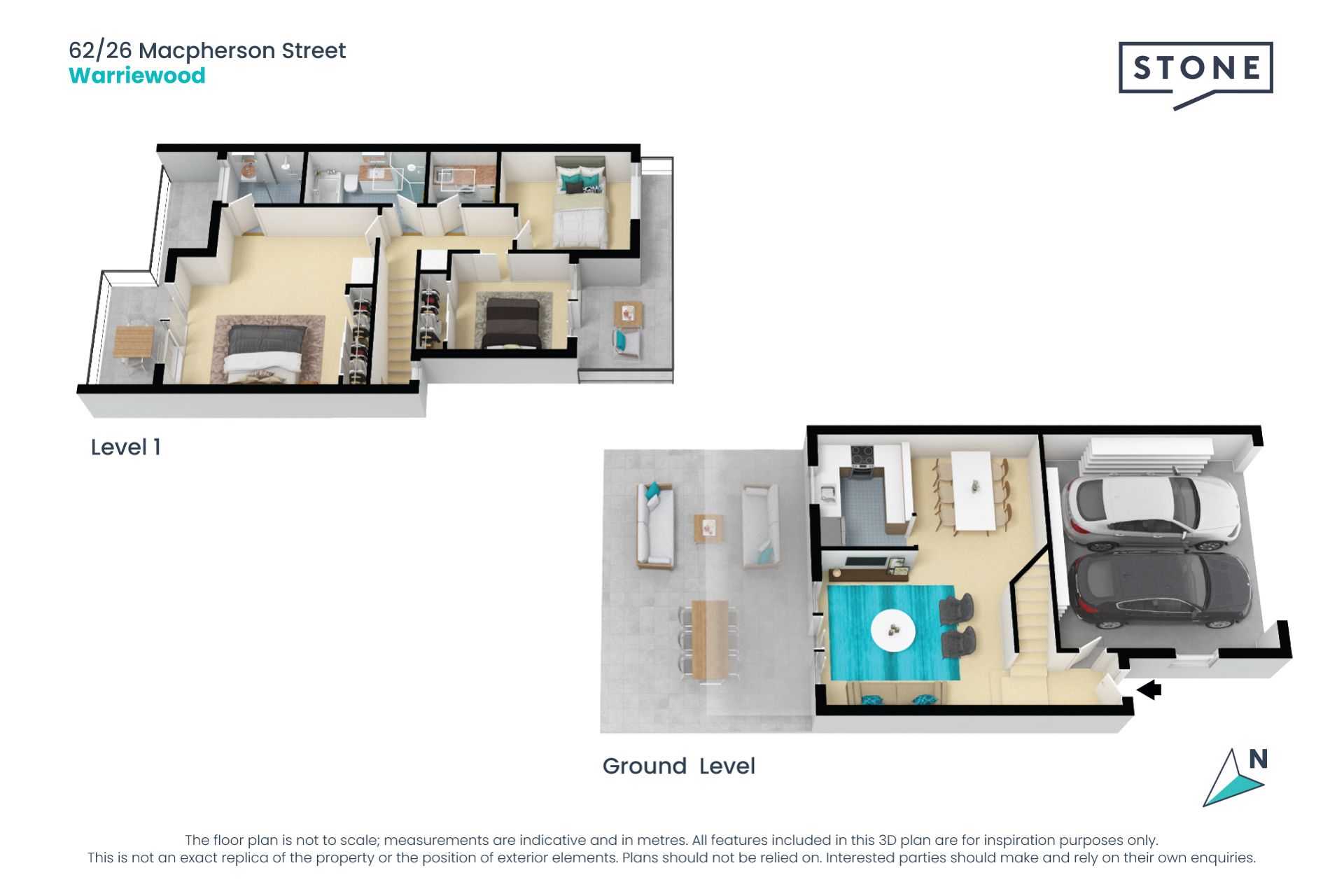 North facing townhome in resort-style complex