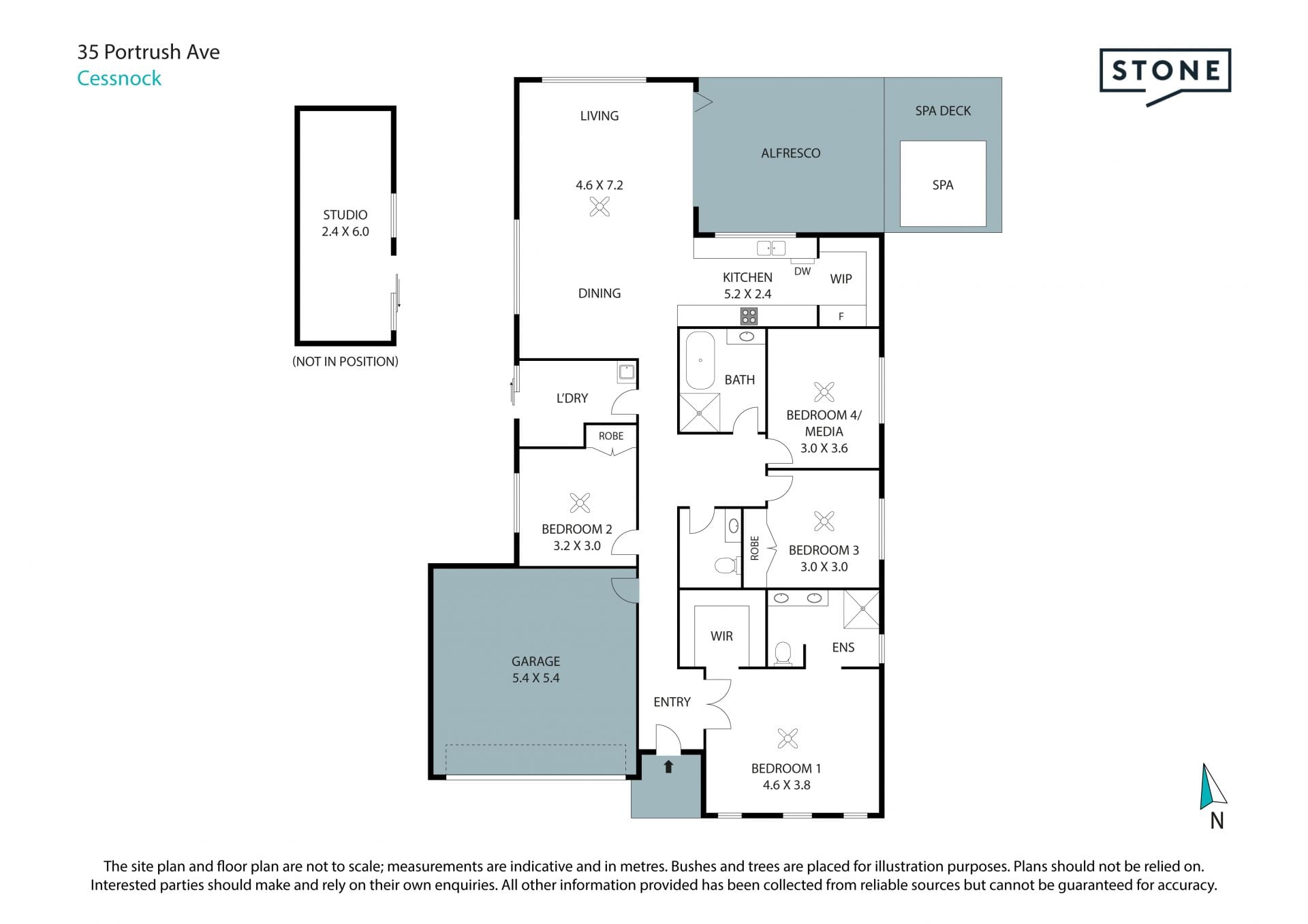 Modern family living with outdoor spa in sought after family estate