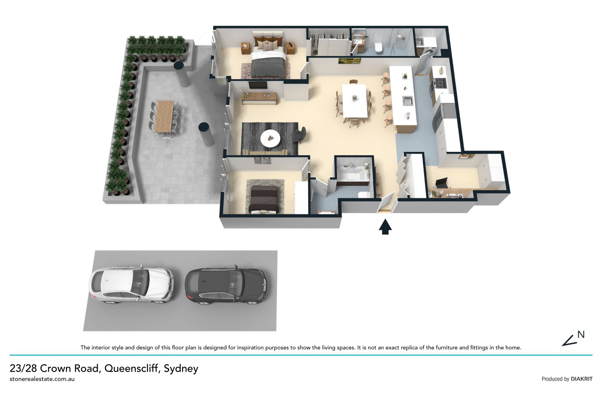 Luxurious Courtyard Apartment