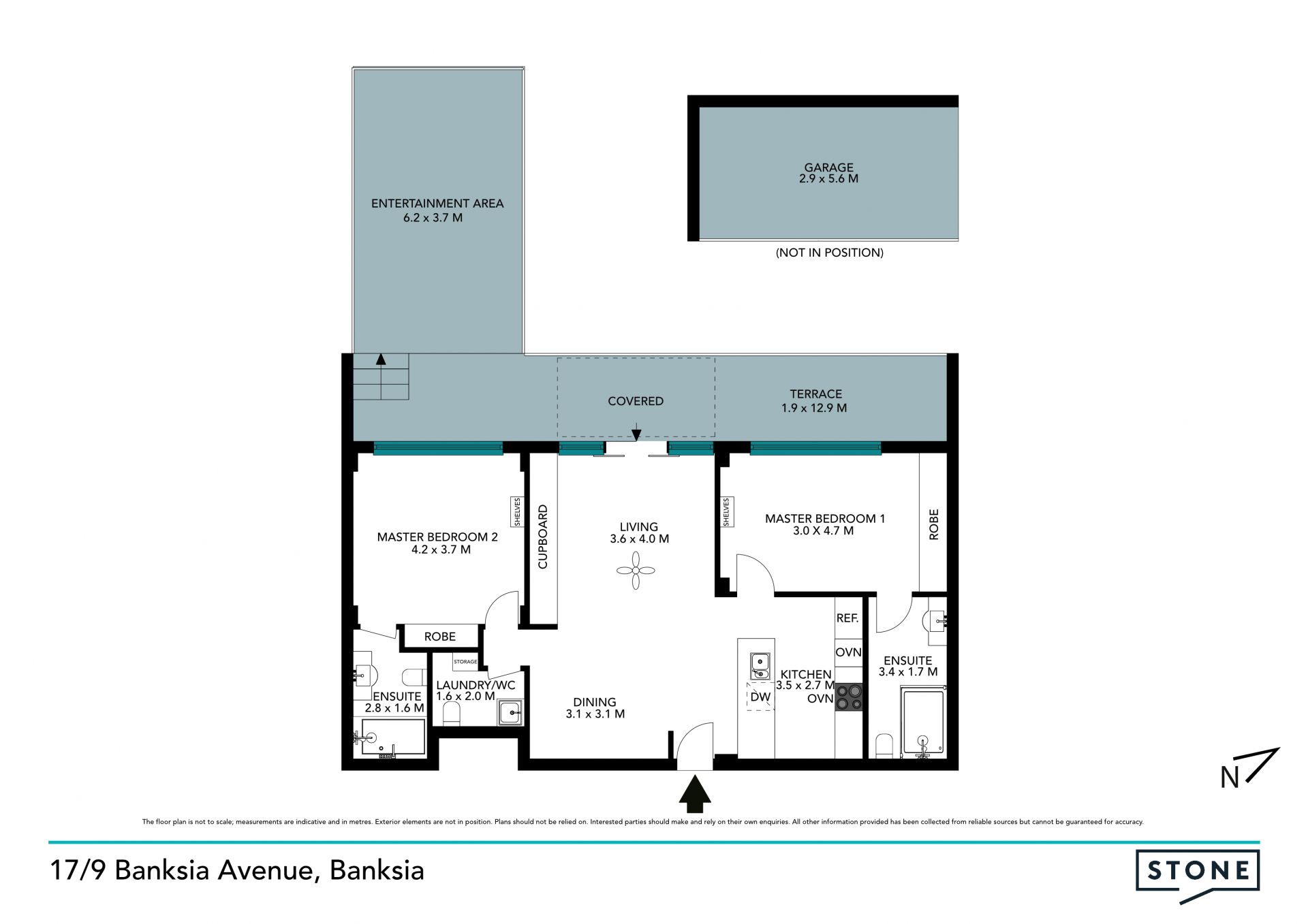Modern ground-floor unit with huge outdoor area