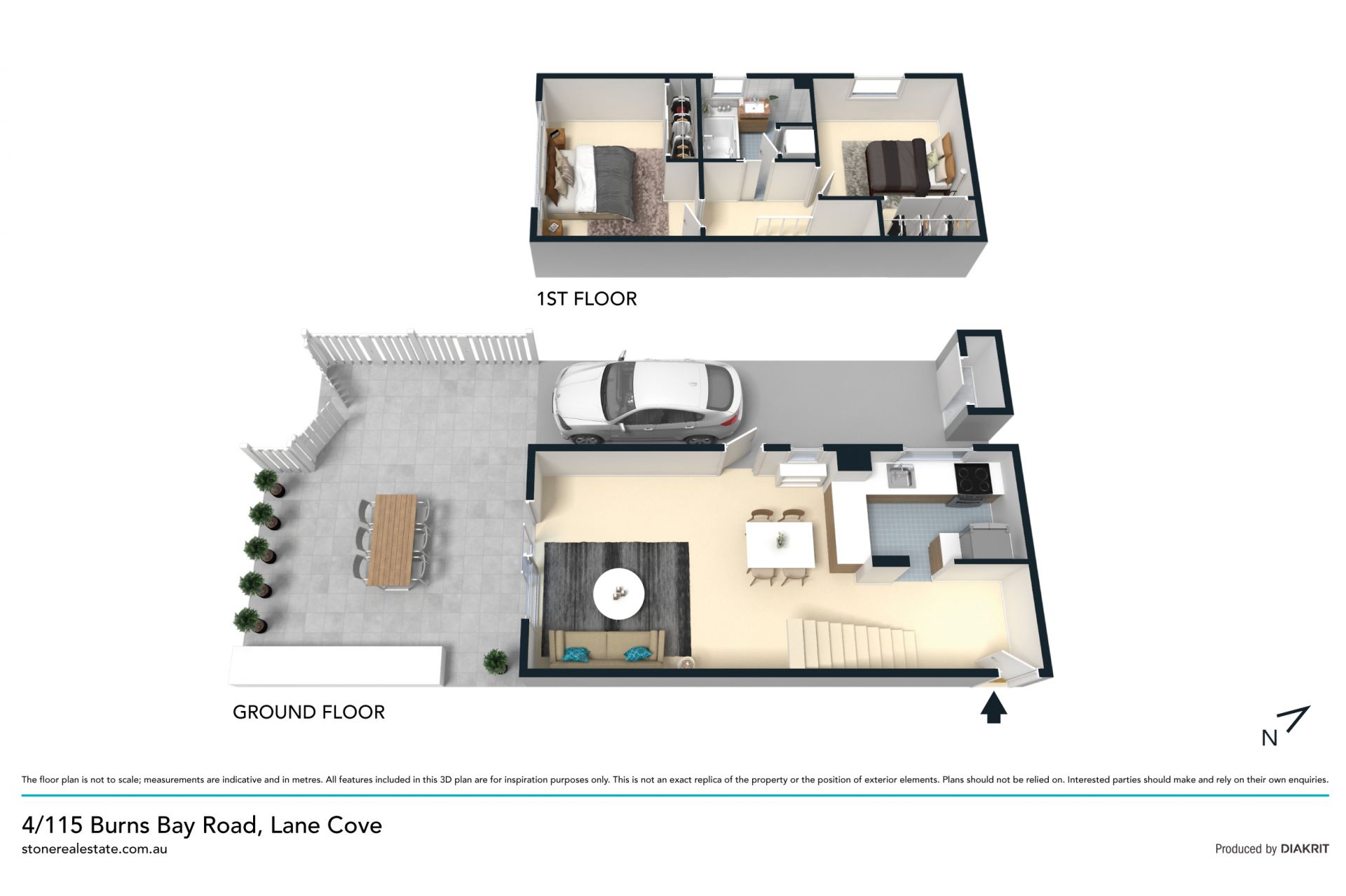 Quality townhouse with private garden