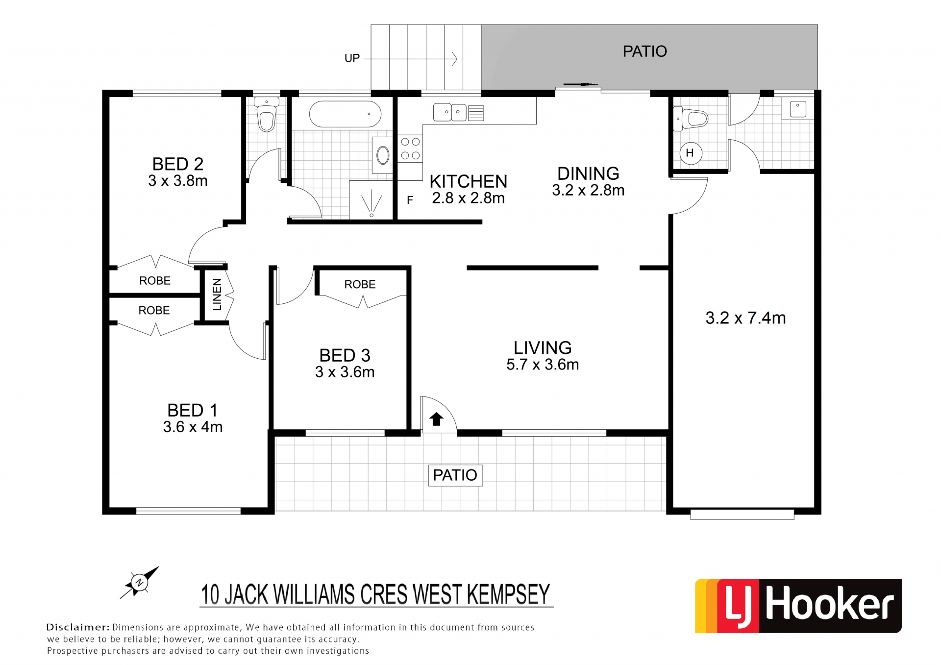Discover the Sturdy and Spacious Charm of this Freshly Painted Brick and Tile Home