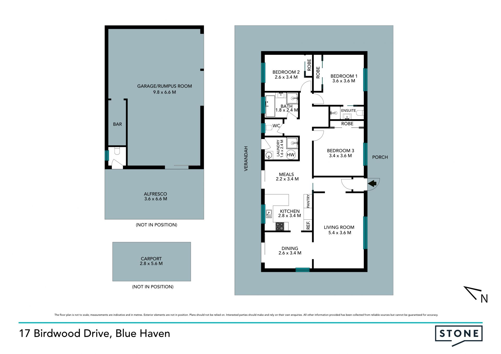 2580m2 block