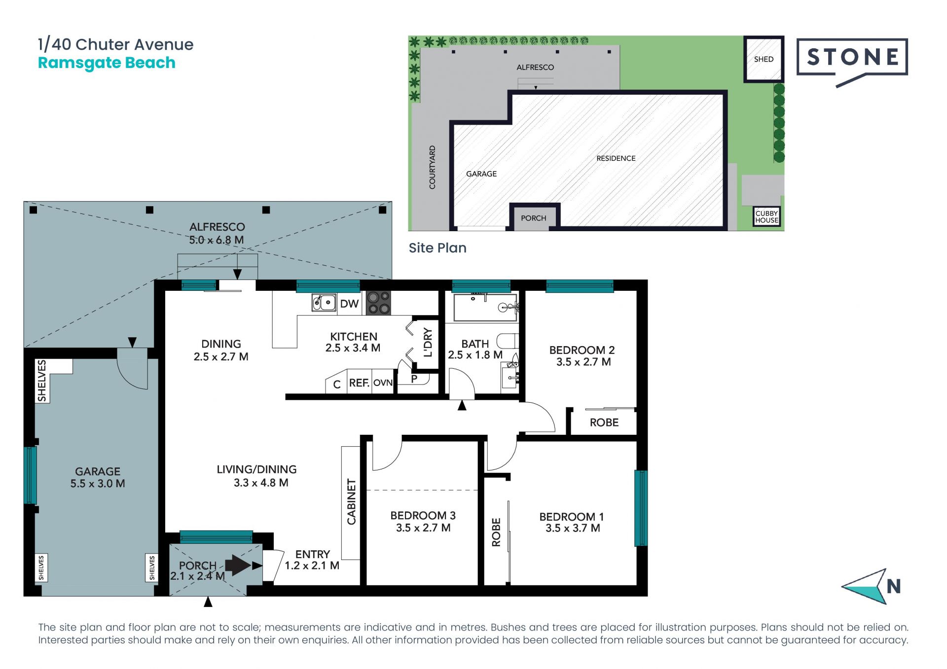 A private sanctuary with a large wraparound garden