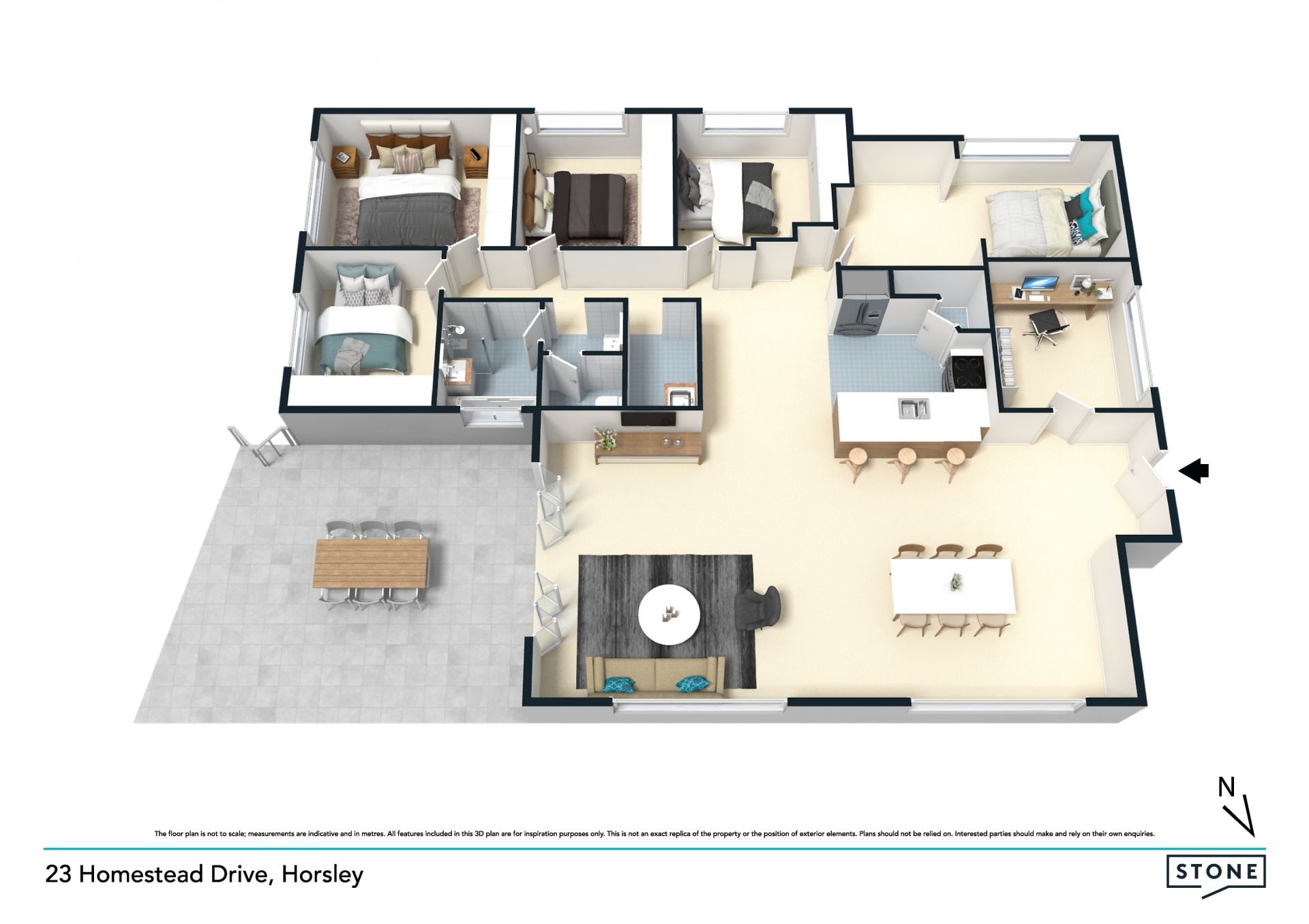 Spacious family home in a convenient position