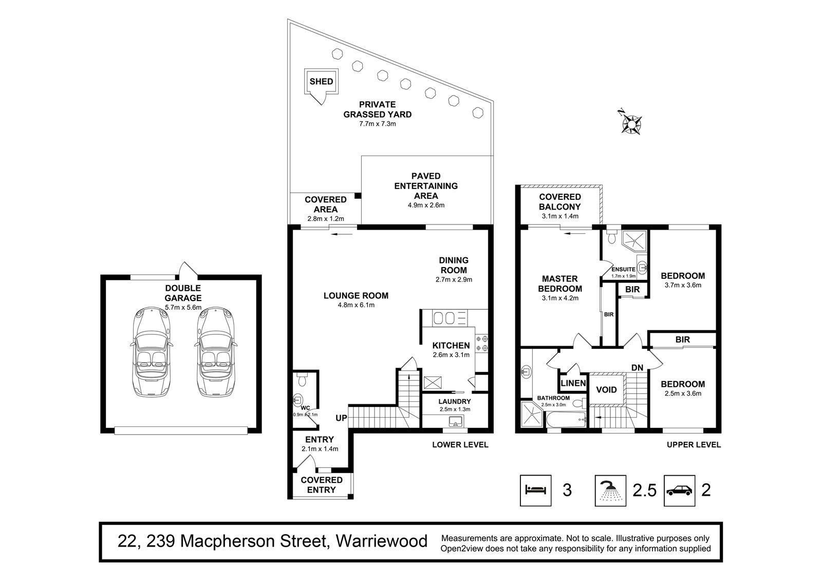 MODERN NORTH FACING TOWN HOME