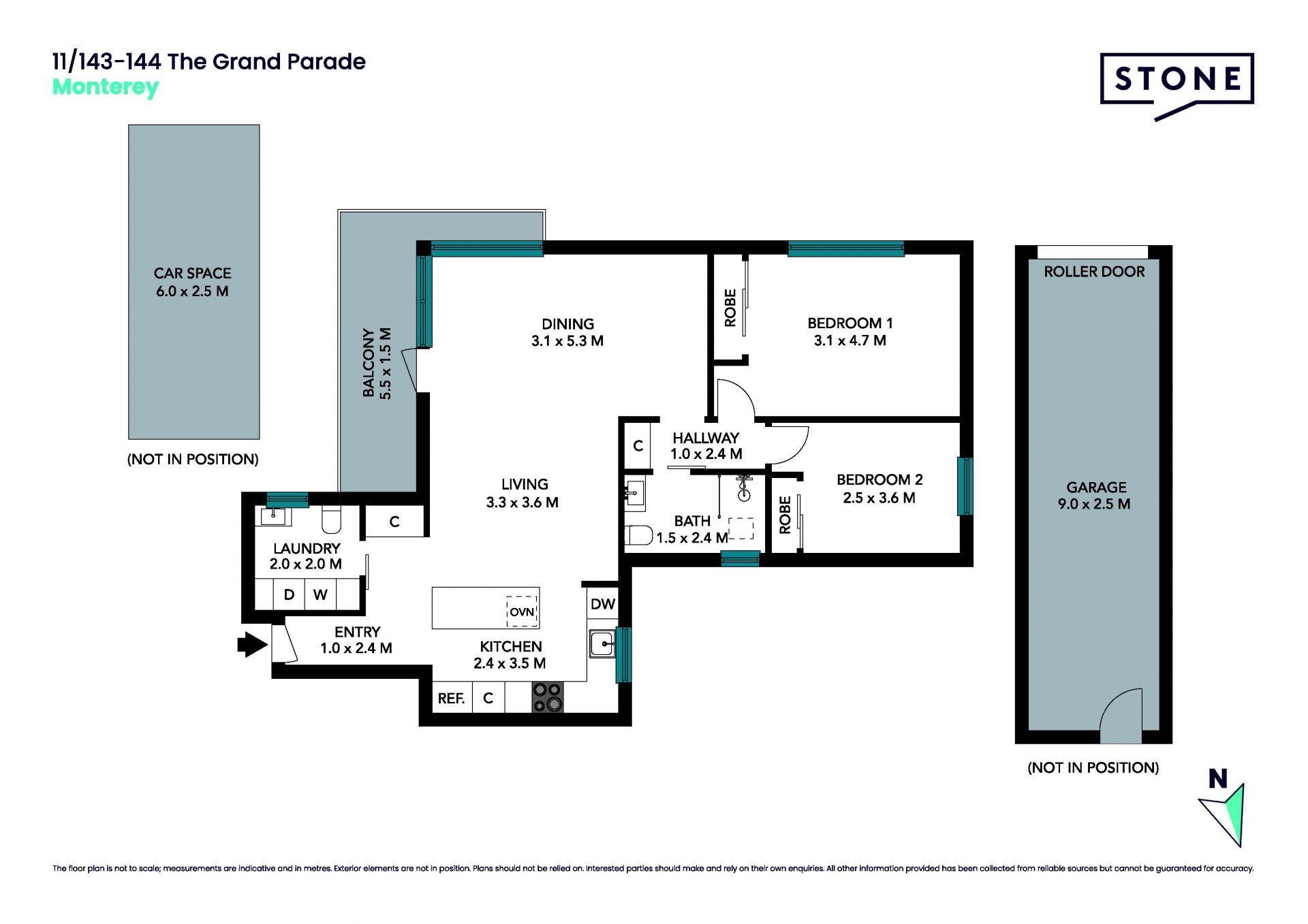 Contemporary living in superb coastal position