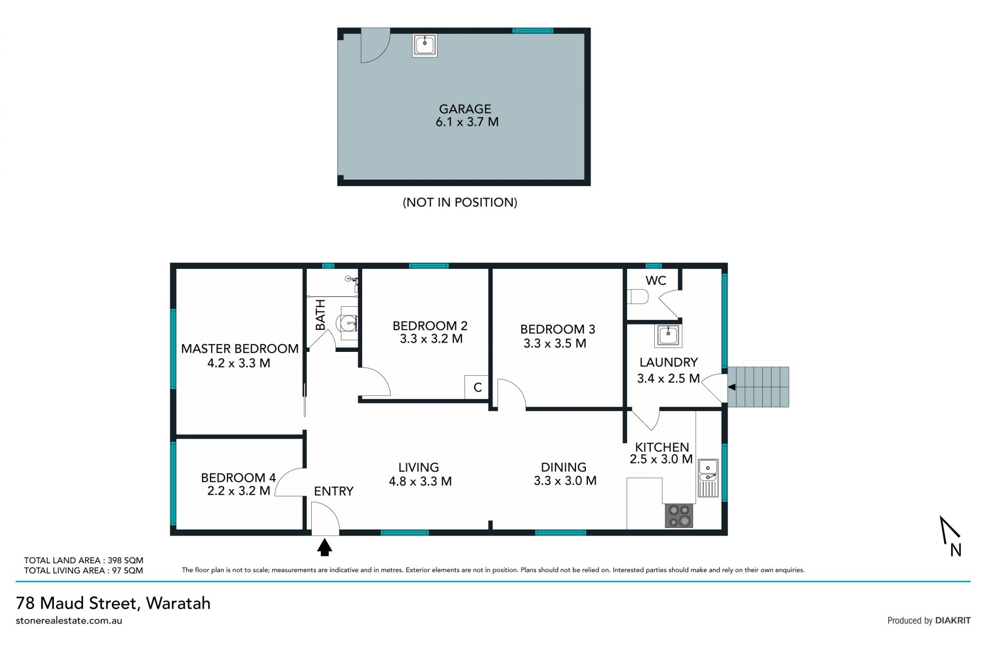 Open plan living in a prime location