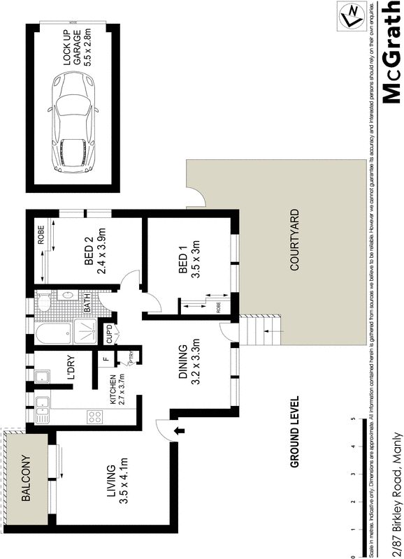 Superb lifestyle apartment in a small block of six