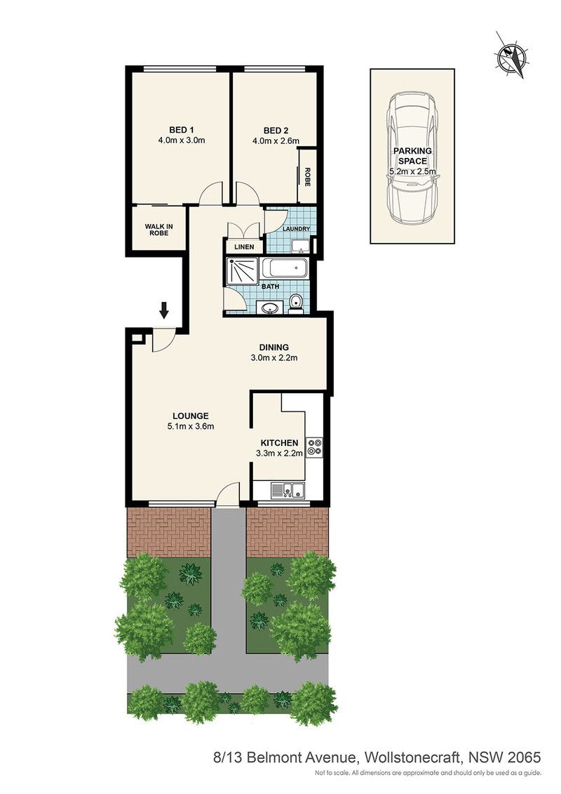 DEPOSIT TAKEN - OFI CANCELLED. 
Quiet, two bedroom Apartment.