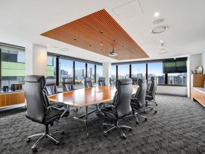 SPEC SUITE OFFICE WITH SWEEPING RIVER VIEWS