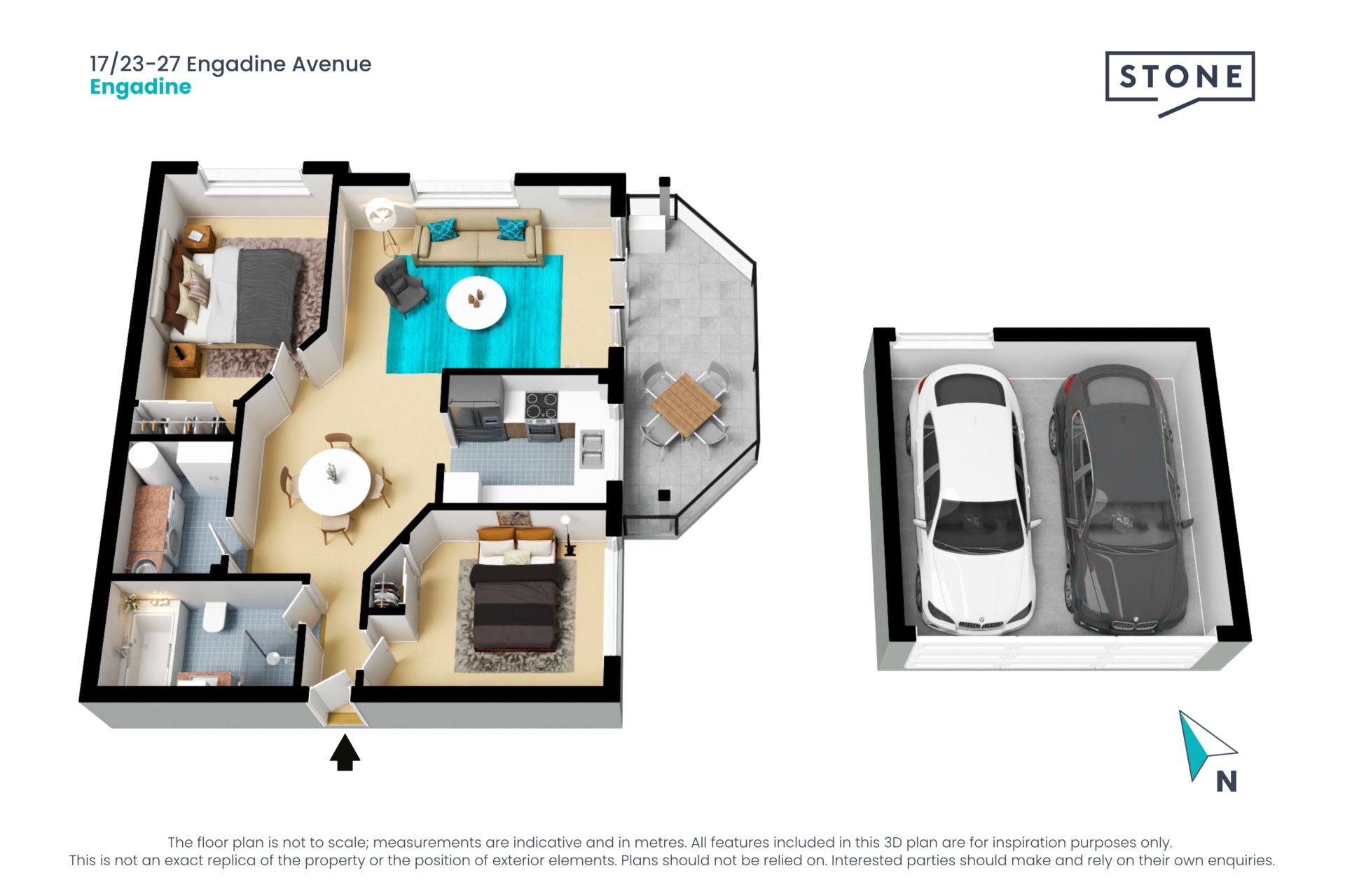 Top floor apartment promising carefree lifestyle