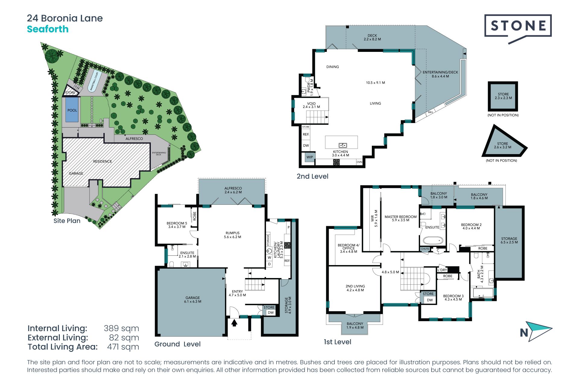 Private family entertainer on 1,148sqm block