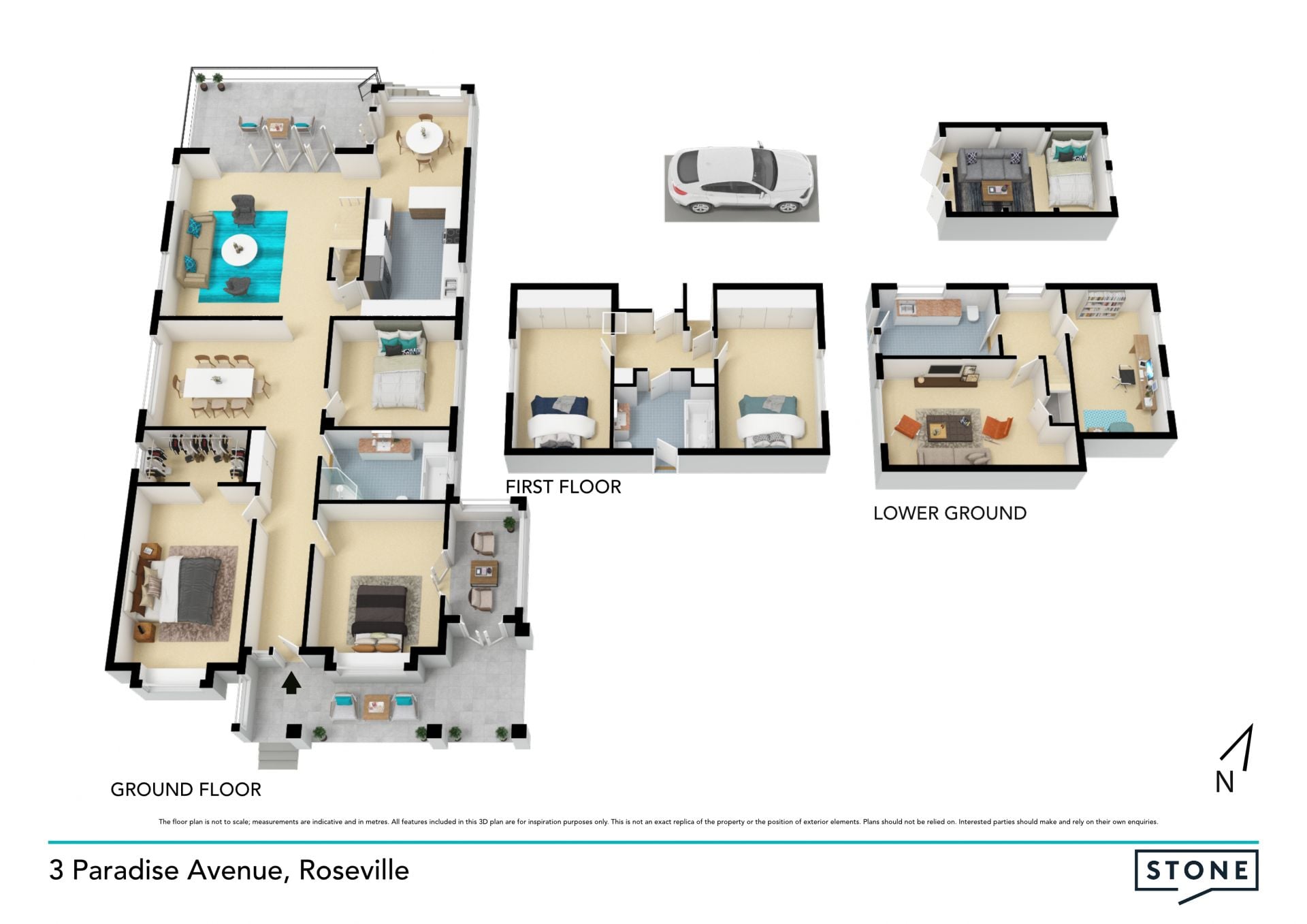 Spacious family appeal east-side walk to rail
