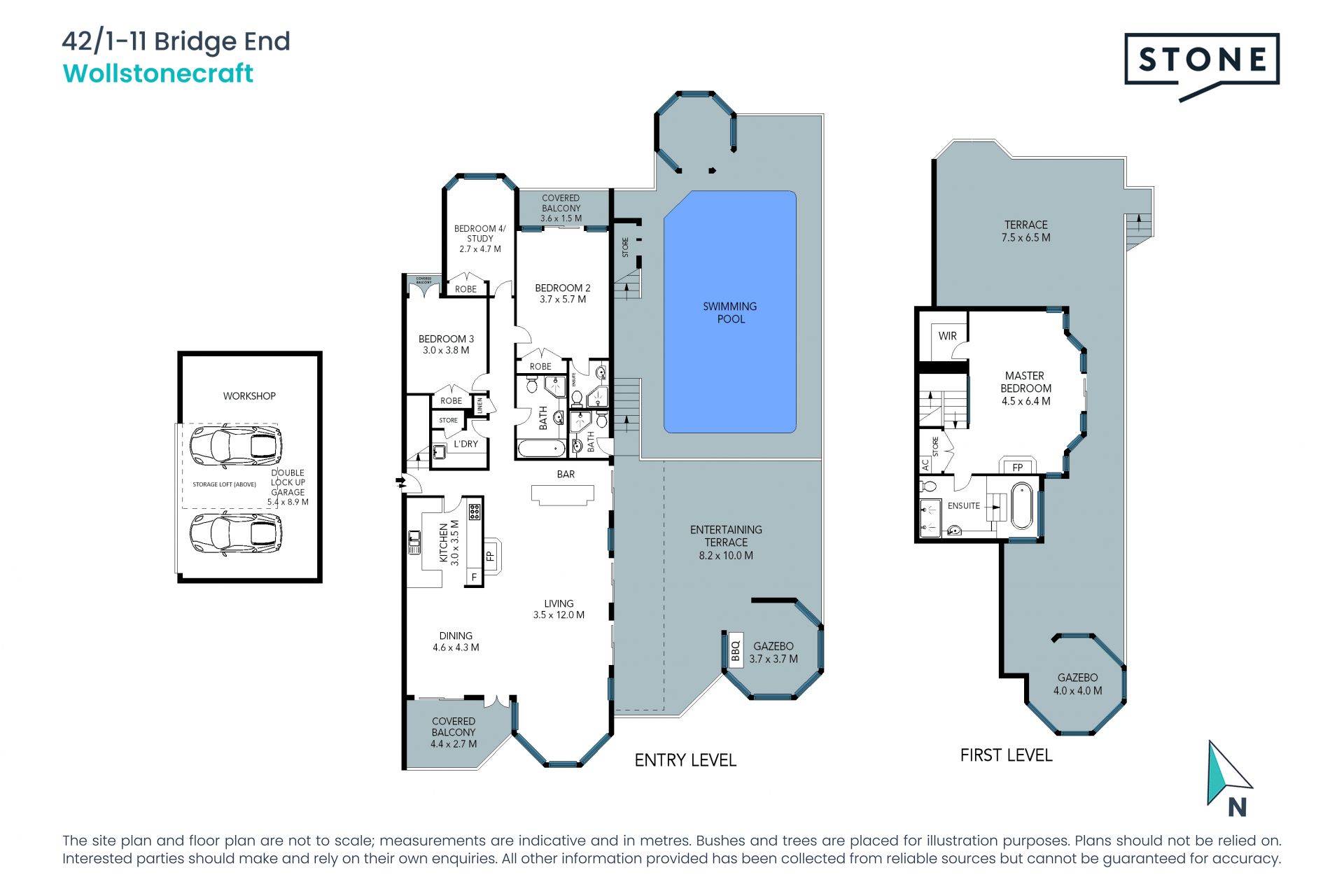 Stunning harbour view apartment set over sprawling 556sqm