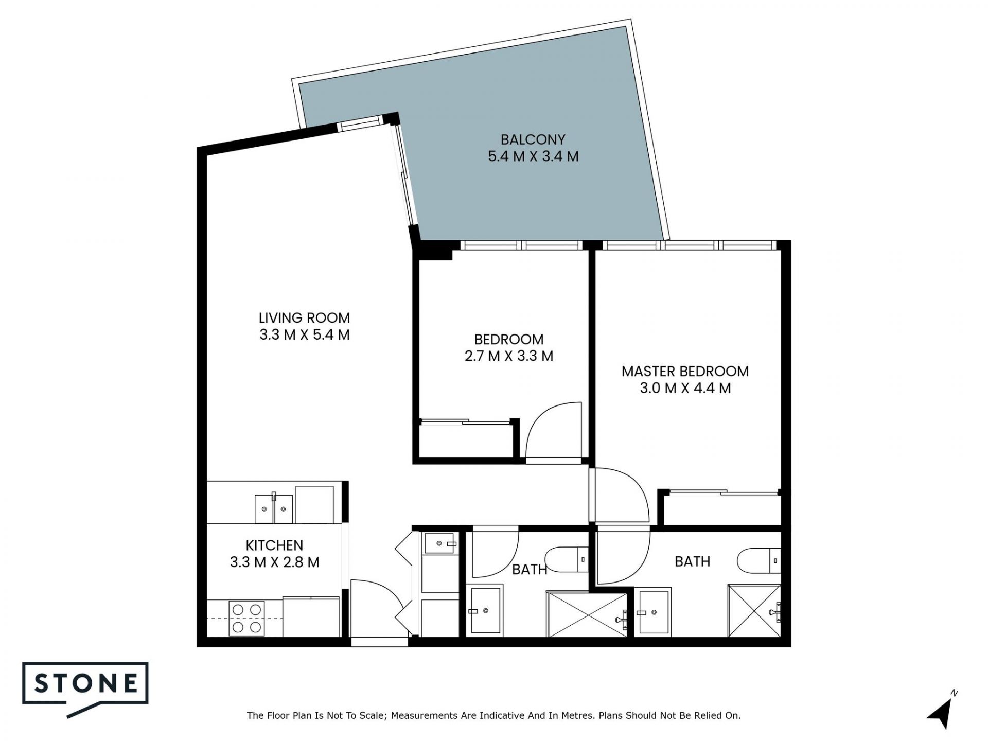 Spacious two bedroom unit in prime location!