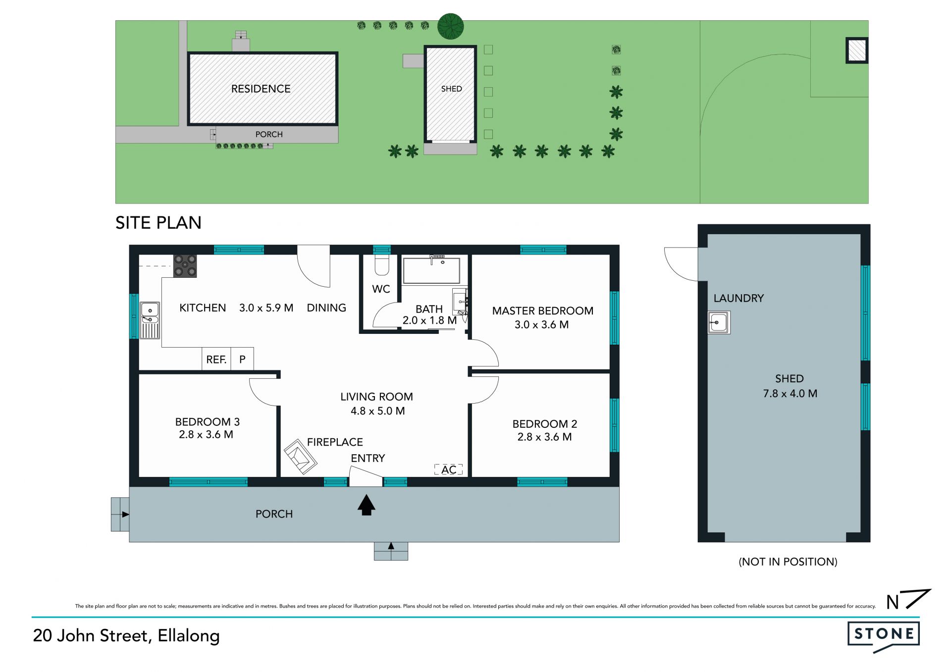 Cottage appeal on a sizable landholding