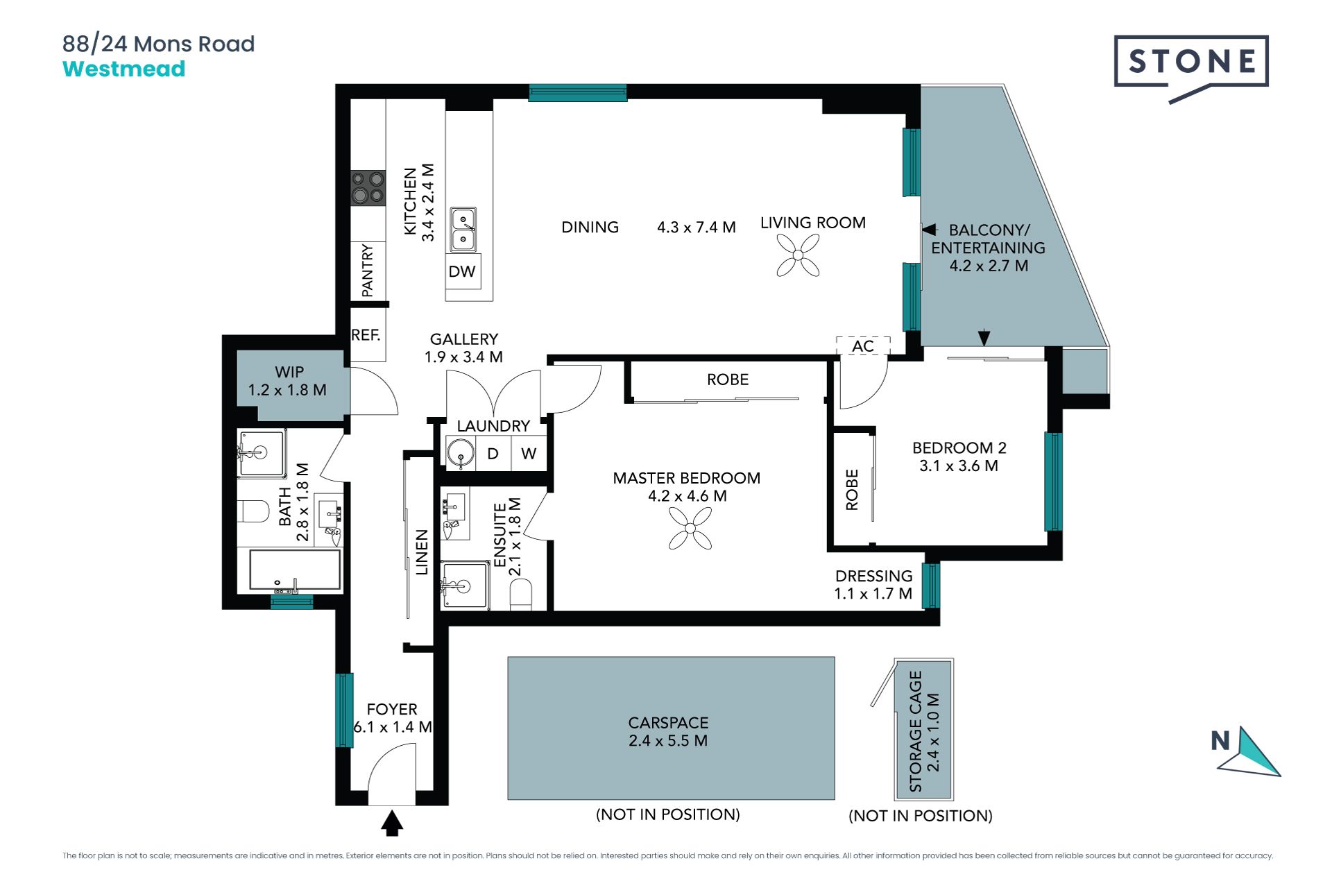 Oversized Apartment in Central Location